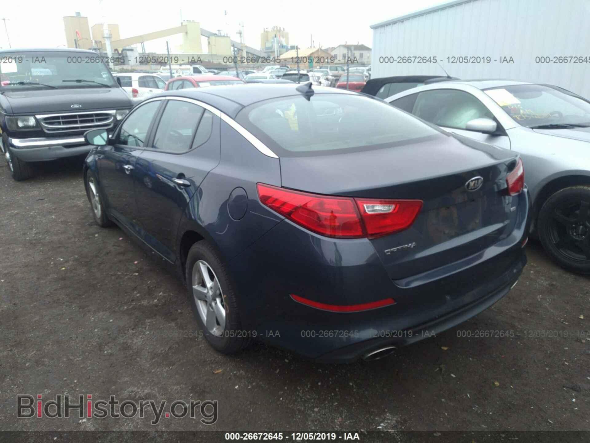 2015 KIA OPTIMA - VIN: KNAGM4A77F5532280 - Photo 3