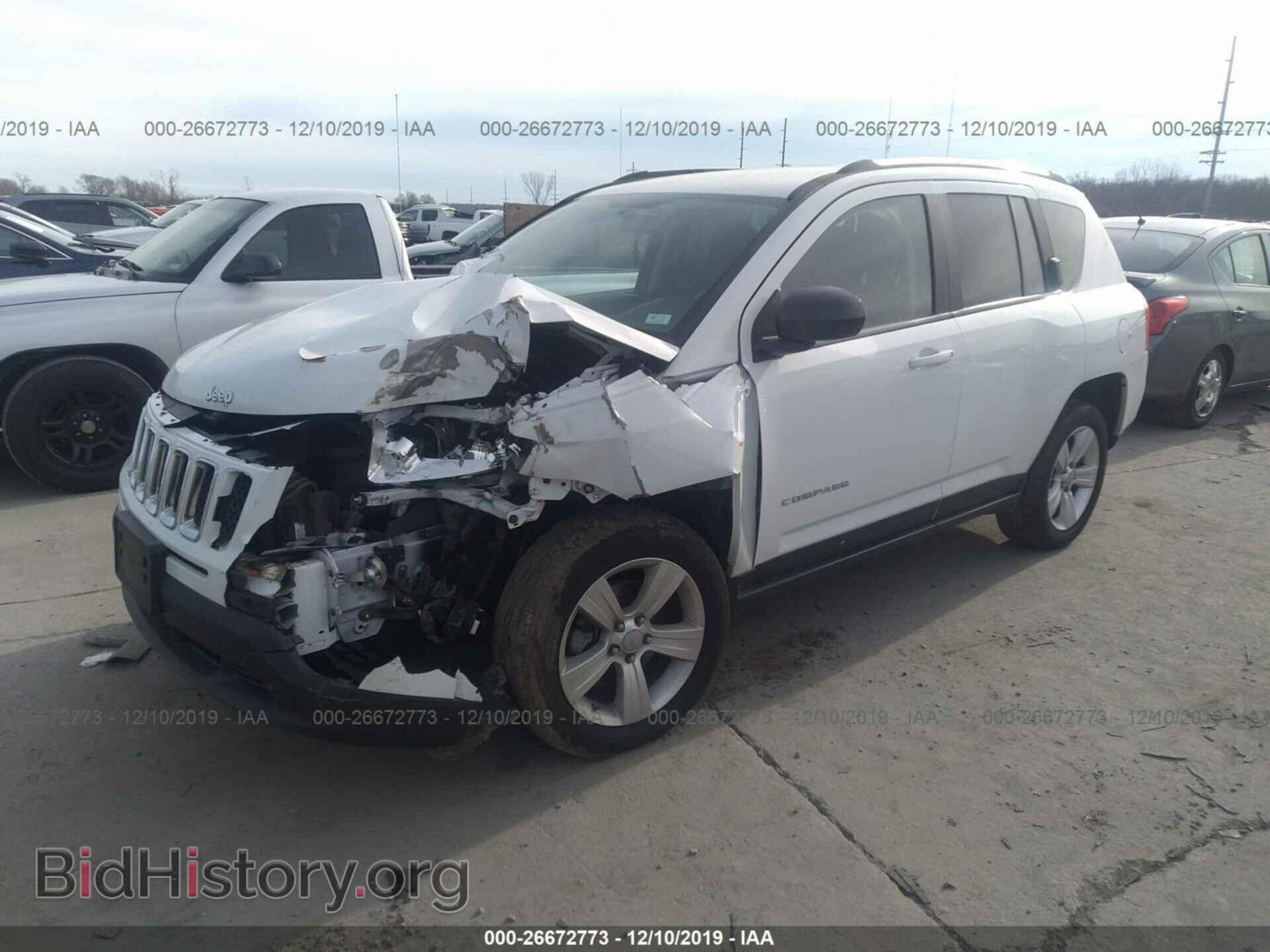 2012 JEEP COMPASS - VIN: 1C4NJCBAXCD631233 - Фото 2