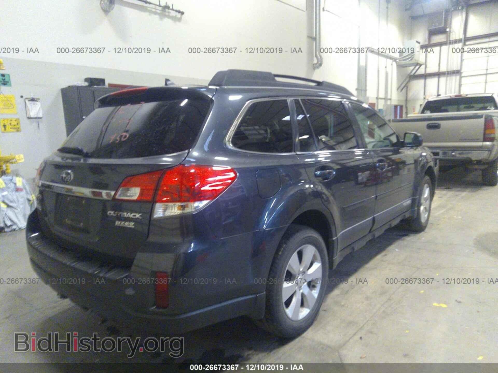 2011 SUBARU OUTBACK - VIN: 4S4BRBKC6B3392190 - Фото 4