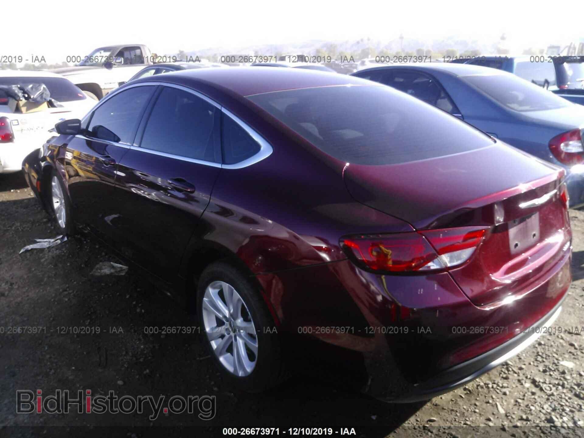 2016 CHRYSLER 200 - VIN: 1C3CCCFB2GN183160 - Фото 3