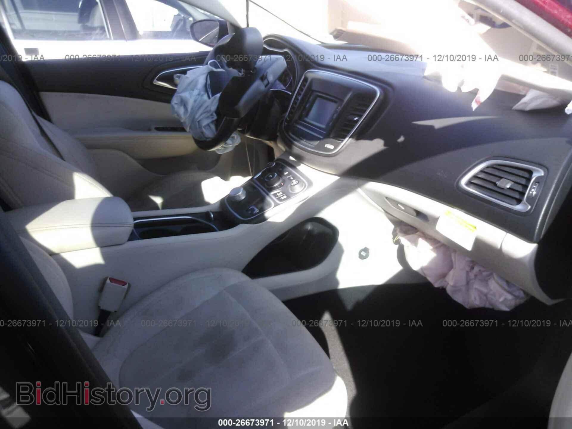 2016 CHRYSLER 200 - VIN: 1C3CCCFB2GN183160 - Фото 5