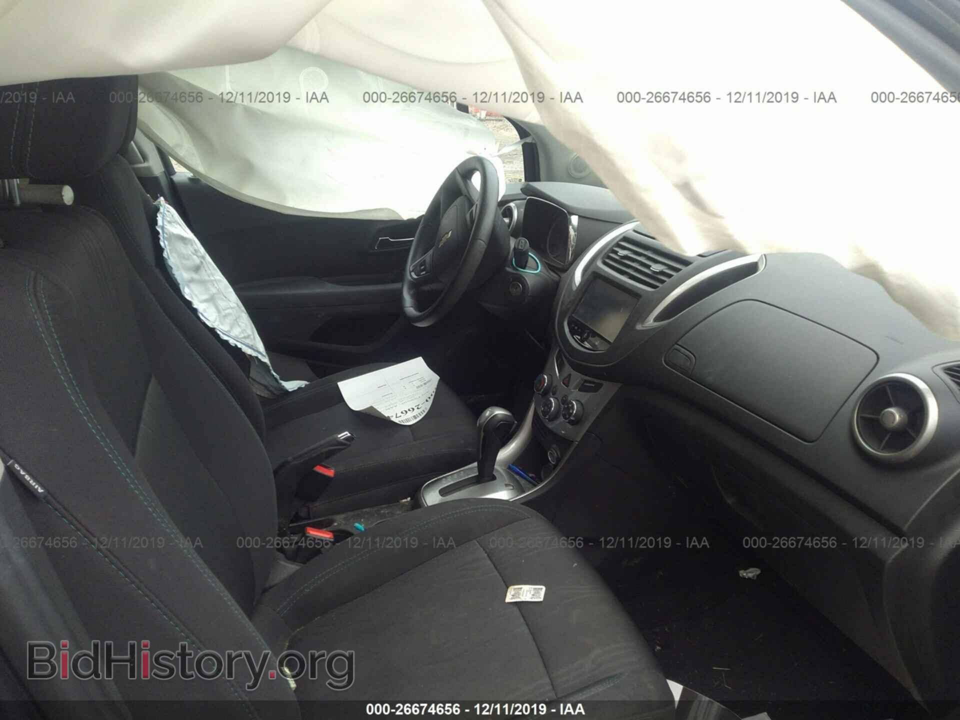 2016 CHEVROLET TRAX - VIN: 3GNCJPSB3GL215104 - Фото 5