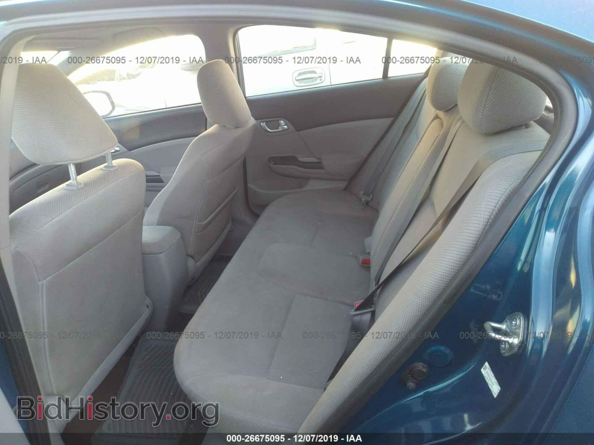 2012 Honda Civic - VIN: 2HGFB2F84CH544662 - Фото 8