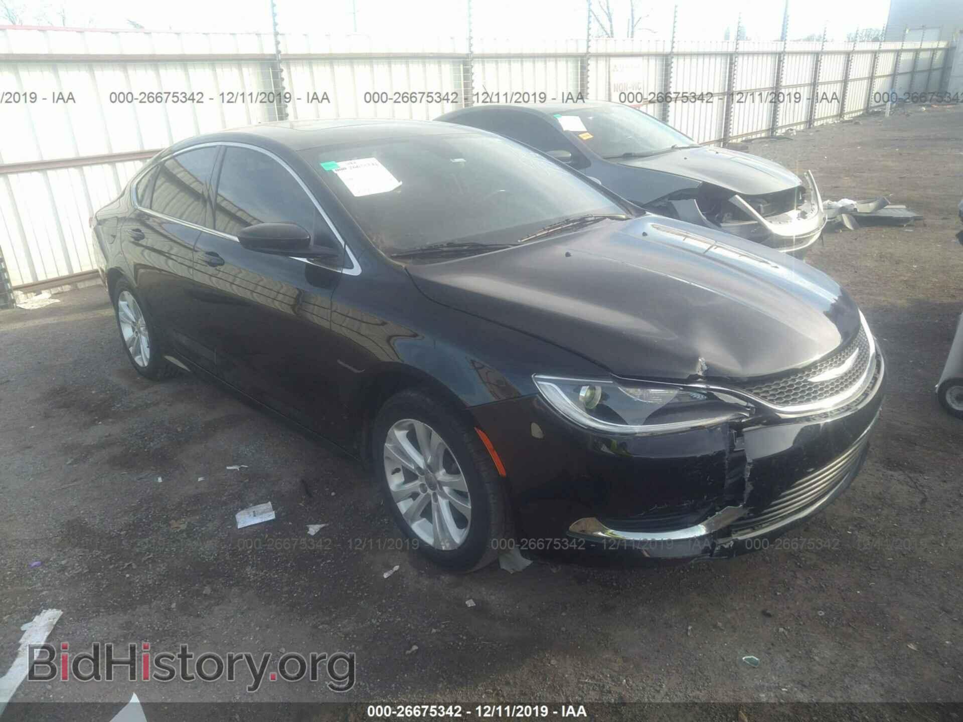 Photo 1C3CCCAB2GN170142 - CHRYSLER 200 2016