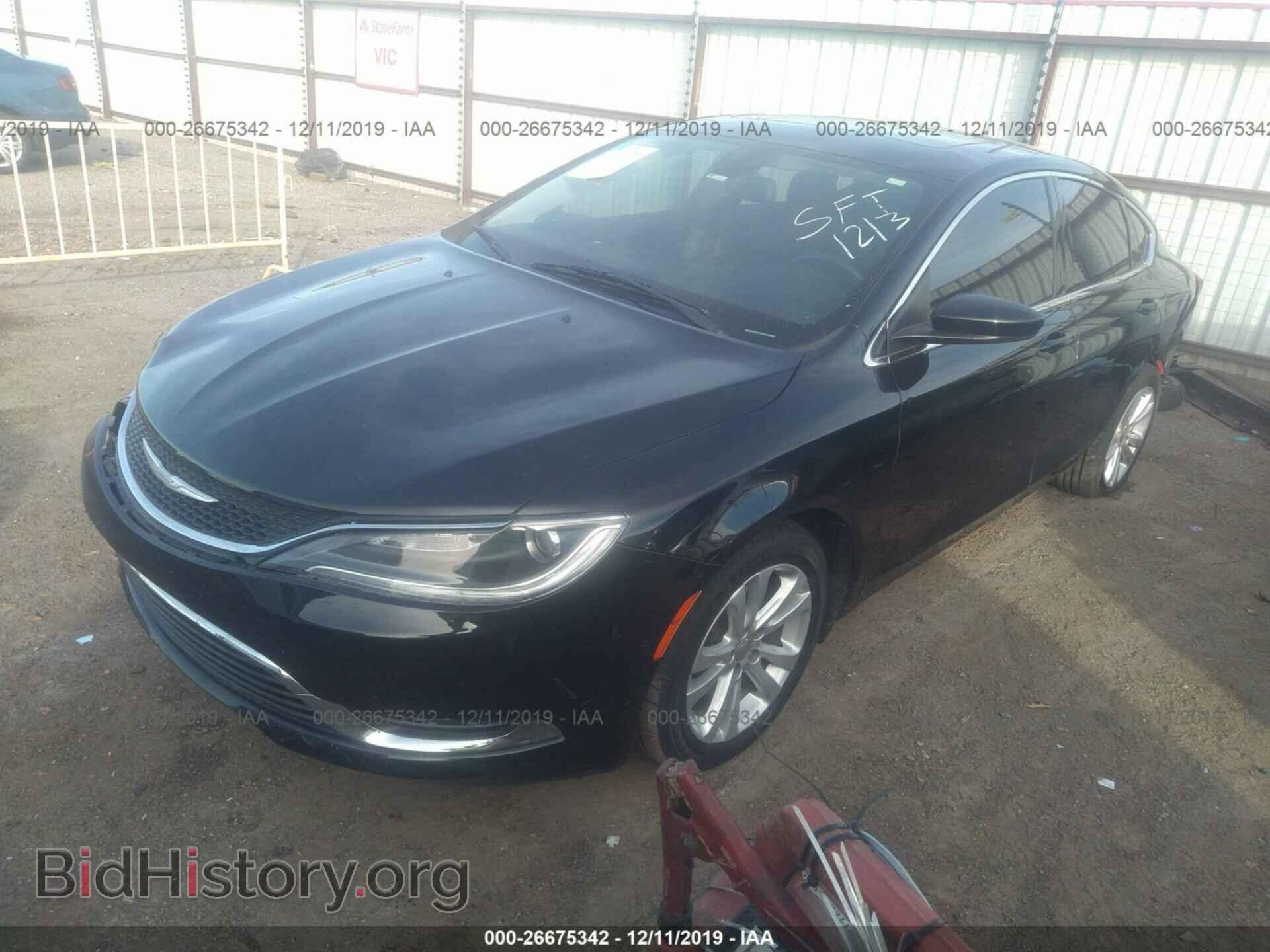 2016 CHRYSLER 200 - VIN: 1C3CCCAB2GN170142 - Фото 2