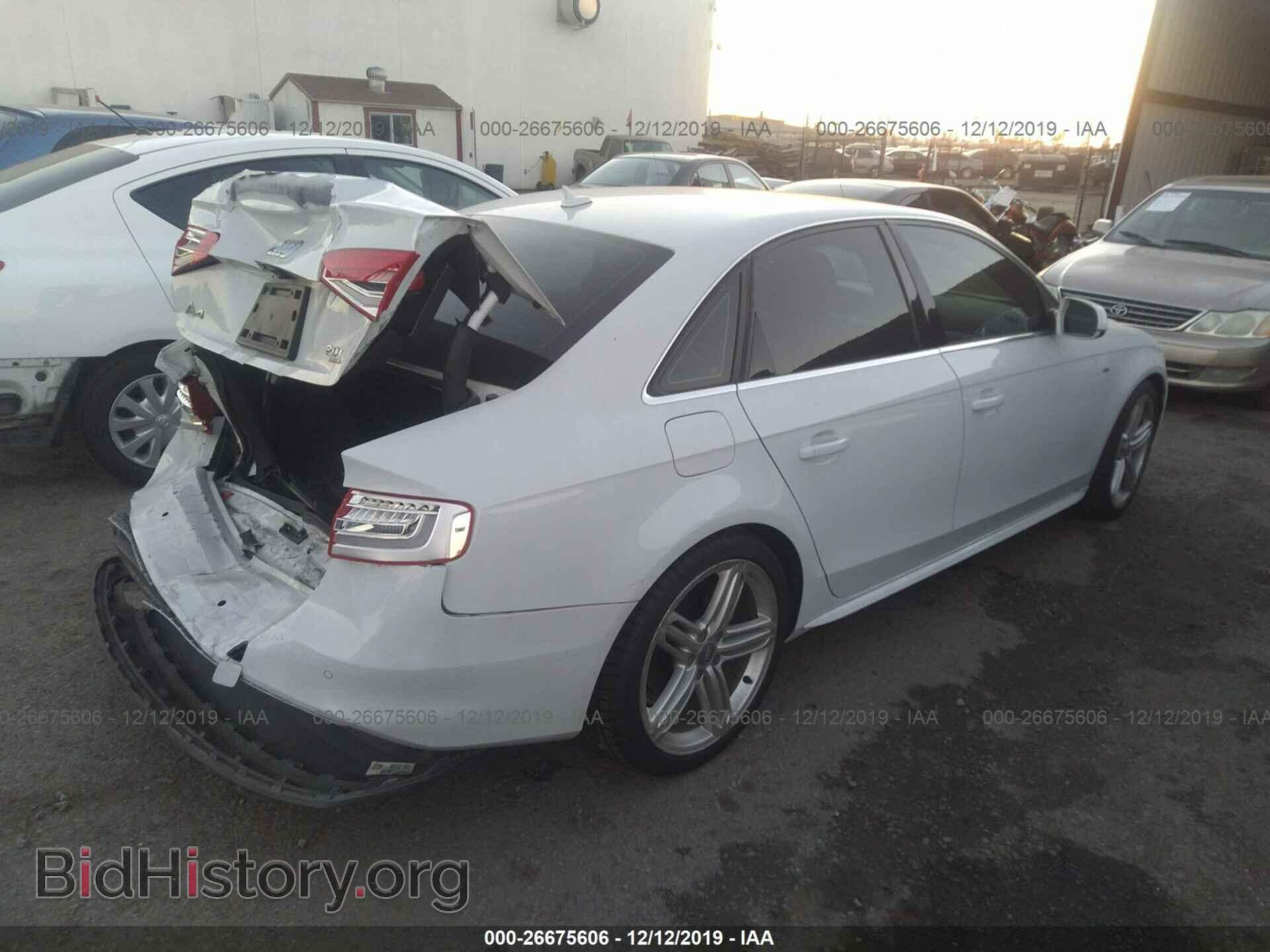 2013 Audi A4 - VIN: WAUKFAFL6DN015977 - Photo 4