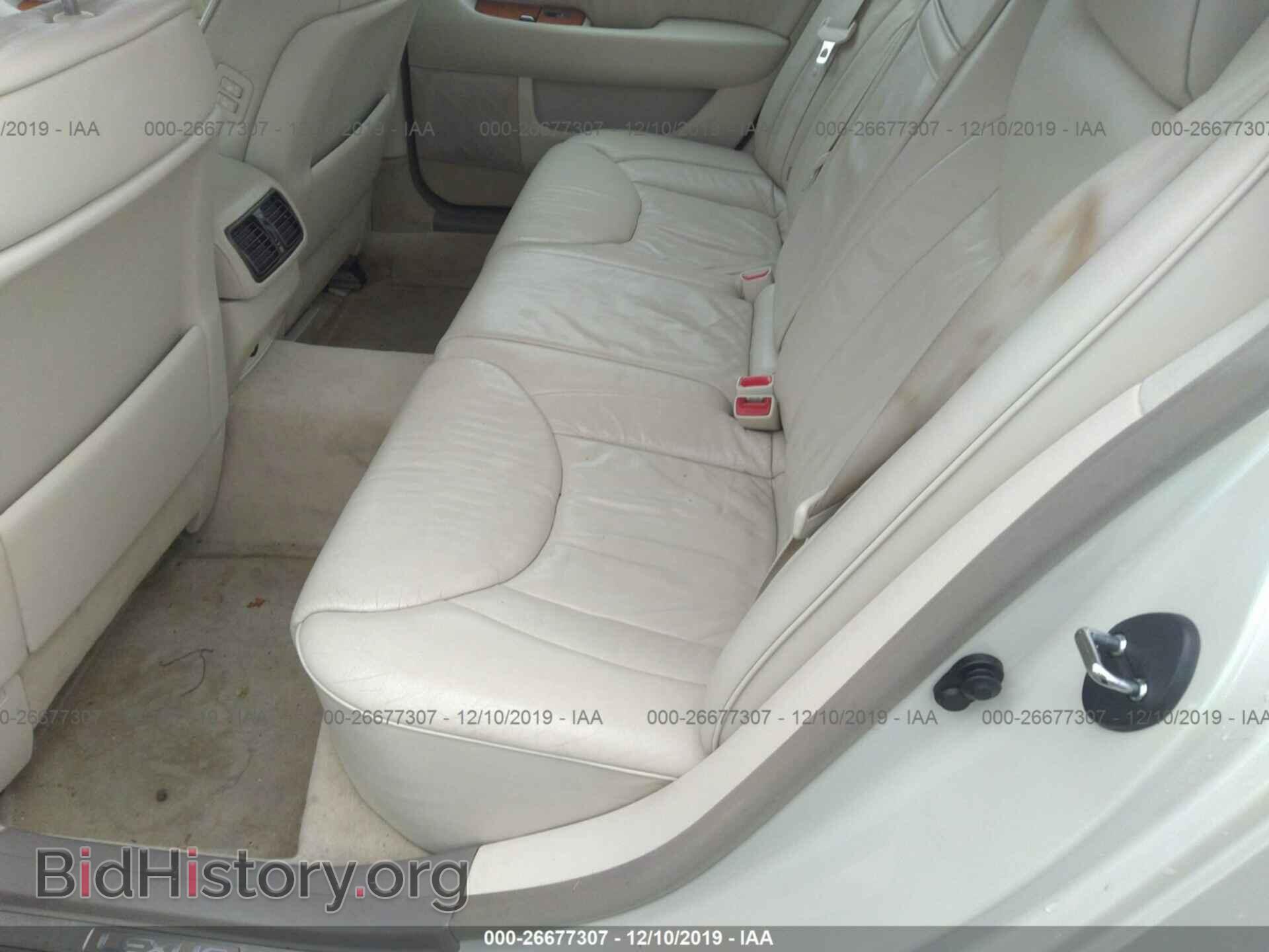 2001 Lexus LS - VIN: JTHBN30F810043999 - Фото 8