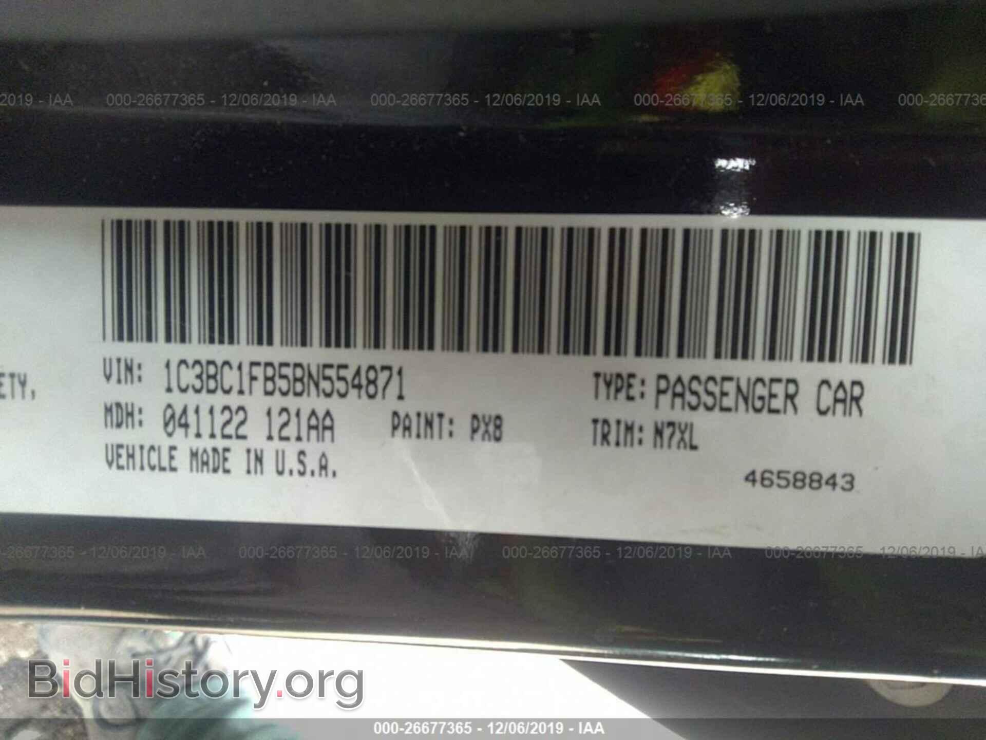 2011 CHRYSLER 200 - VIN: 1C3BC1FB5BN554871 - Фото 9