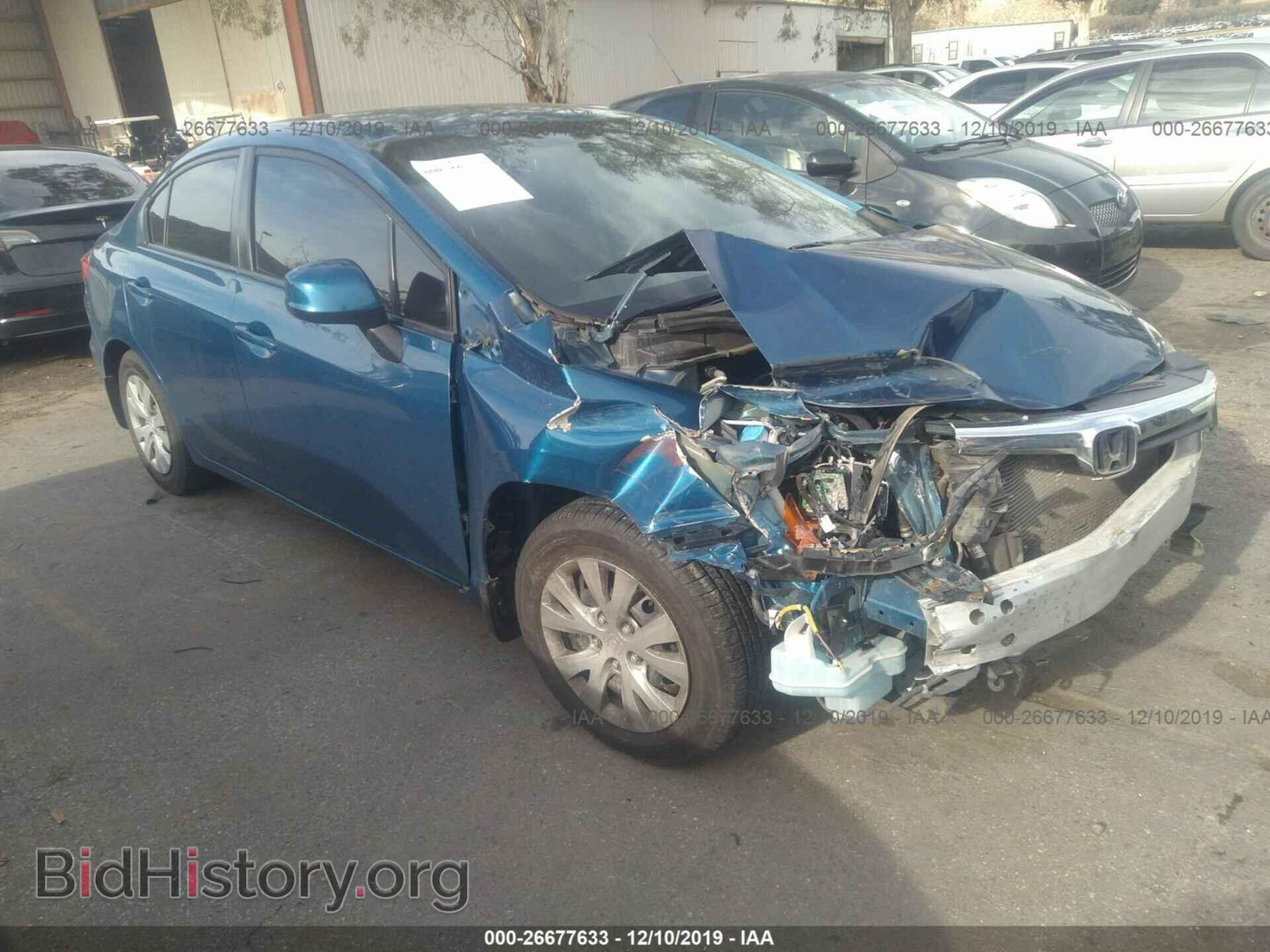Фотография 2HGFB2F54CH534090 - HONDA CIVIC 2012