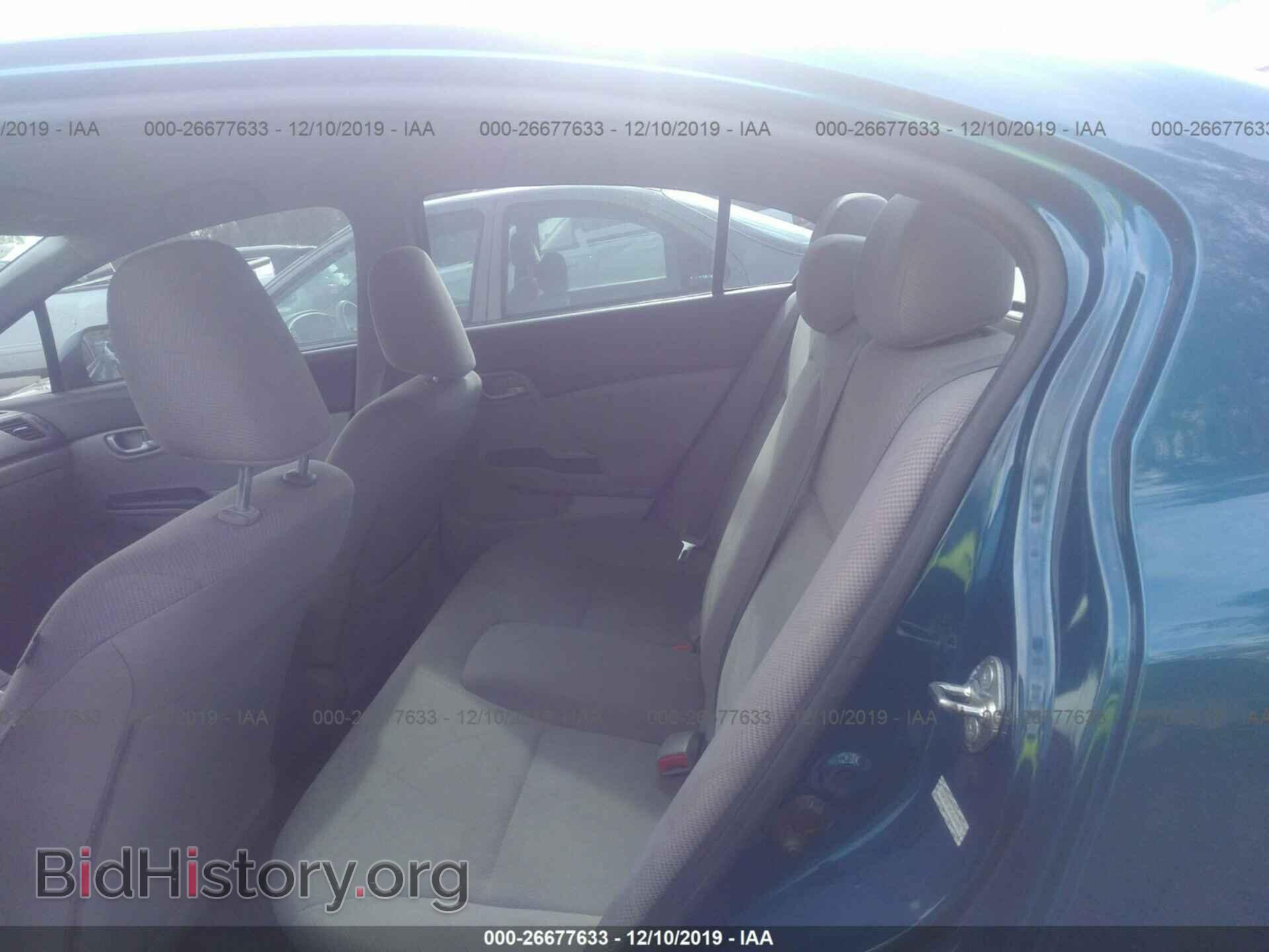 2012 HONDA CIVIC - VIN: 2HGFB2F54CH534090 - Фото 8