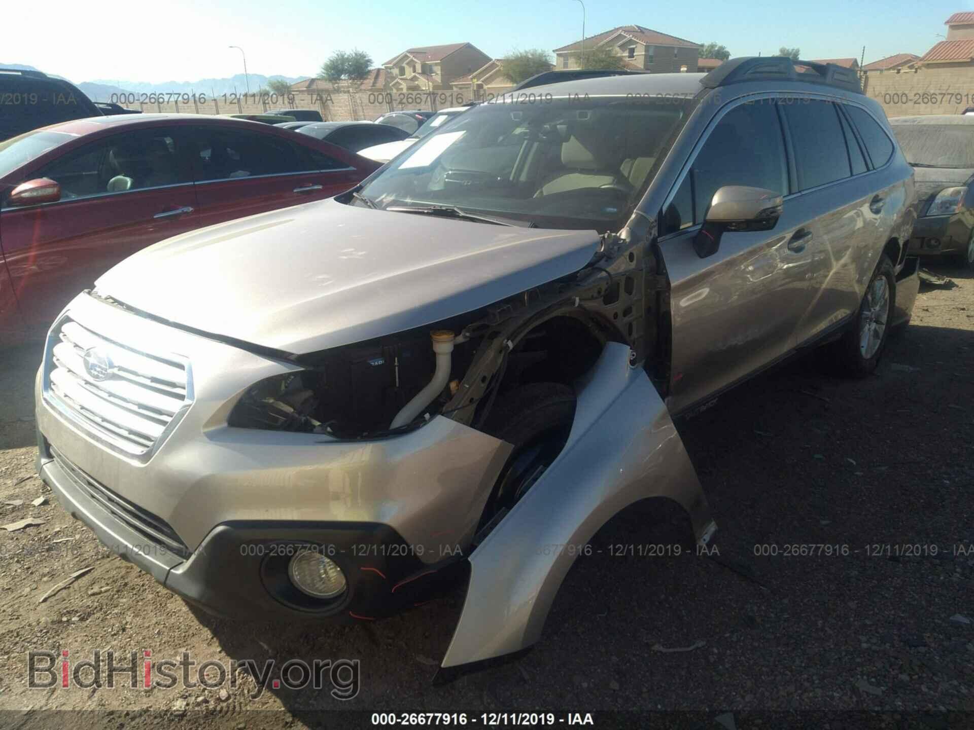 2017 SUBARU OUTBACK - VIN: 4S4BSAFC8H3222544 - Фото 2