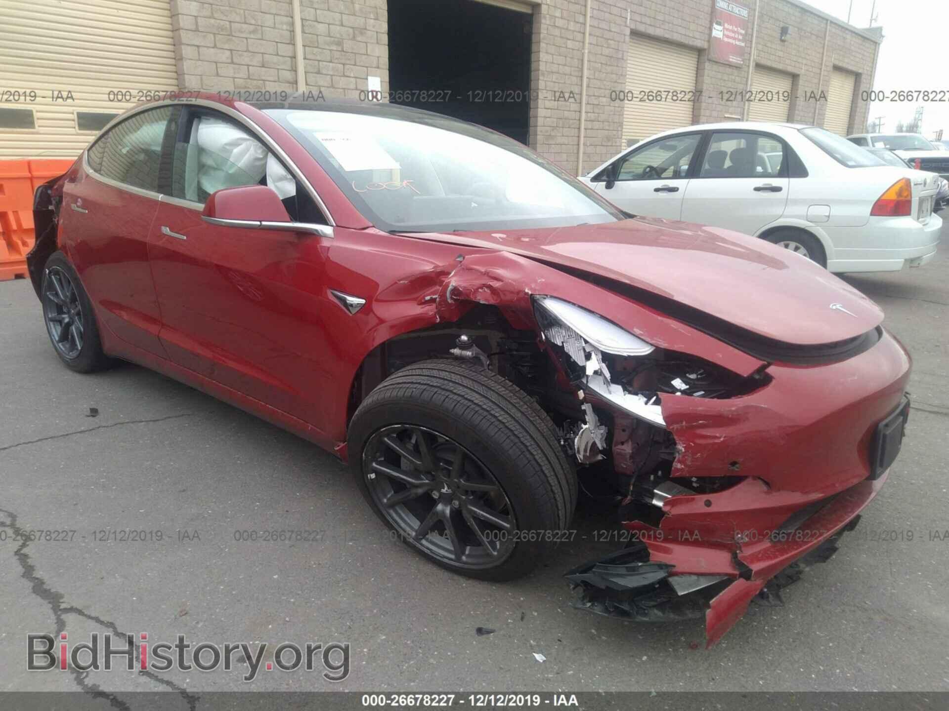 Photo 5YJ3E1EA0JF031676 - TESLA MODEL 3 2018