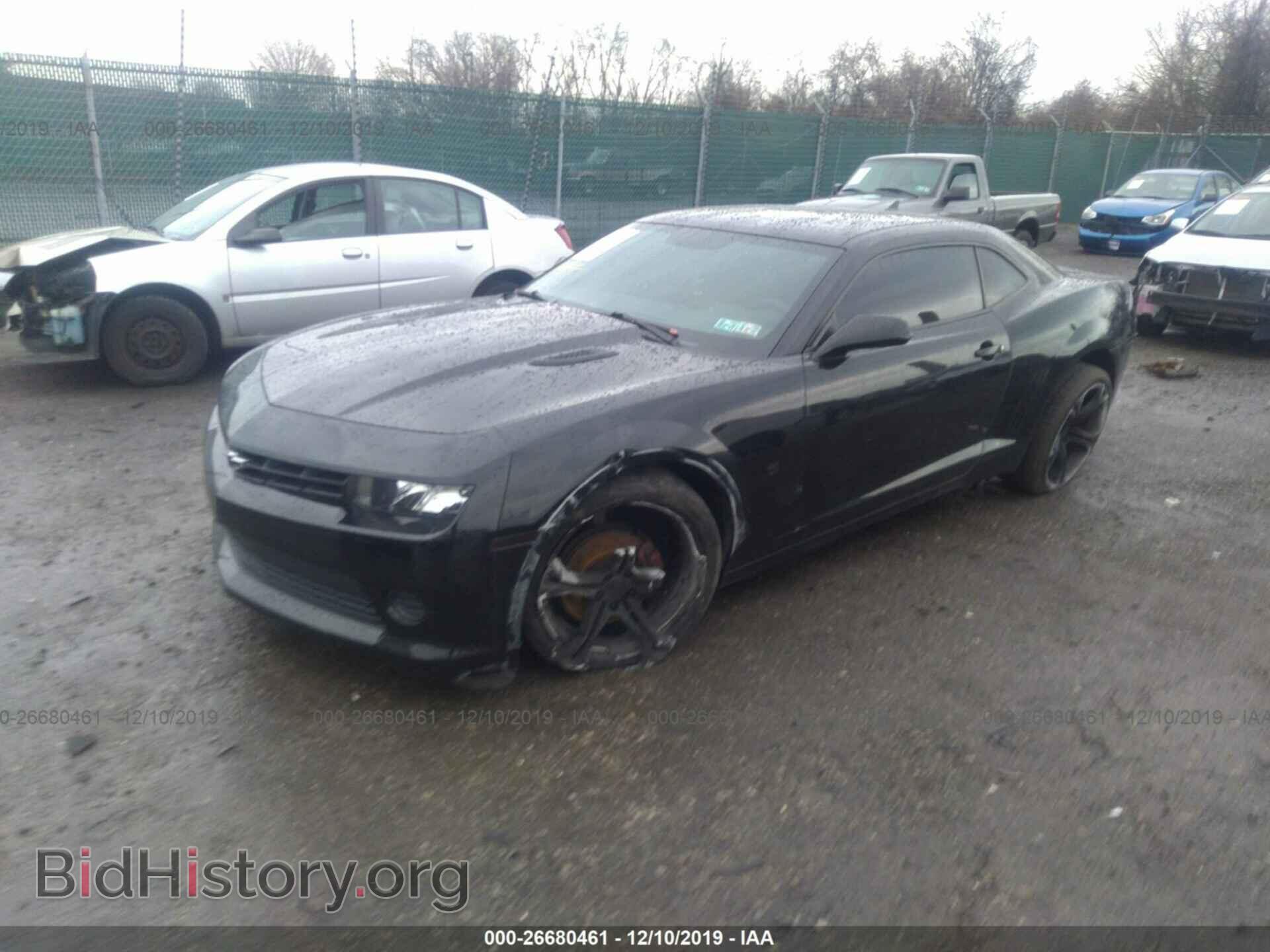 2014 CHEVROLET CAMARO - VIN: 2G1FA1E39E9308855 - Фото 2