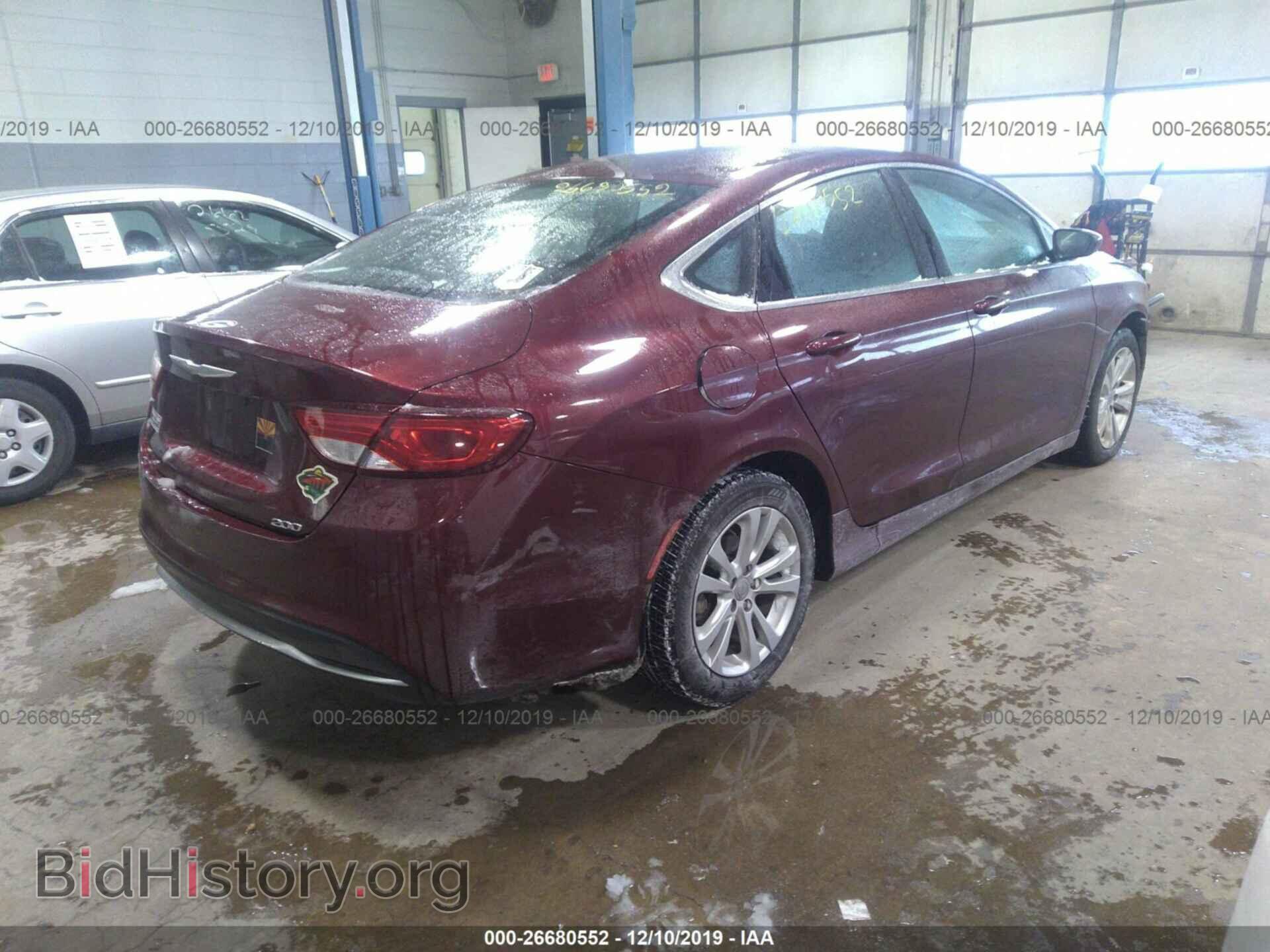 2016 CHRYSLER 200 - VIN: 1C3CCCAB0GN107539 - Фото 4