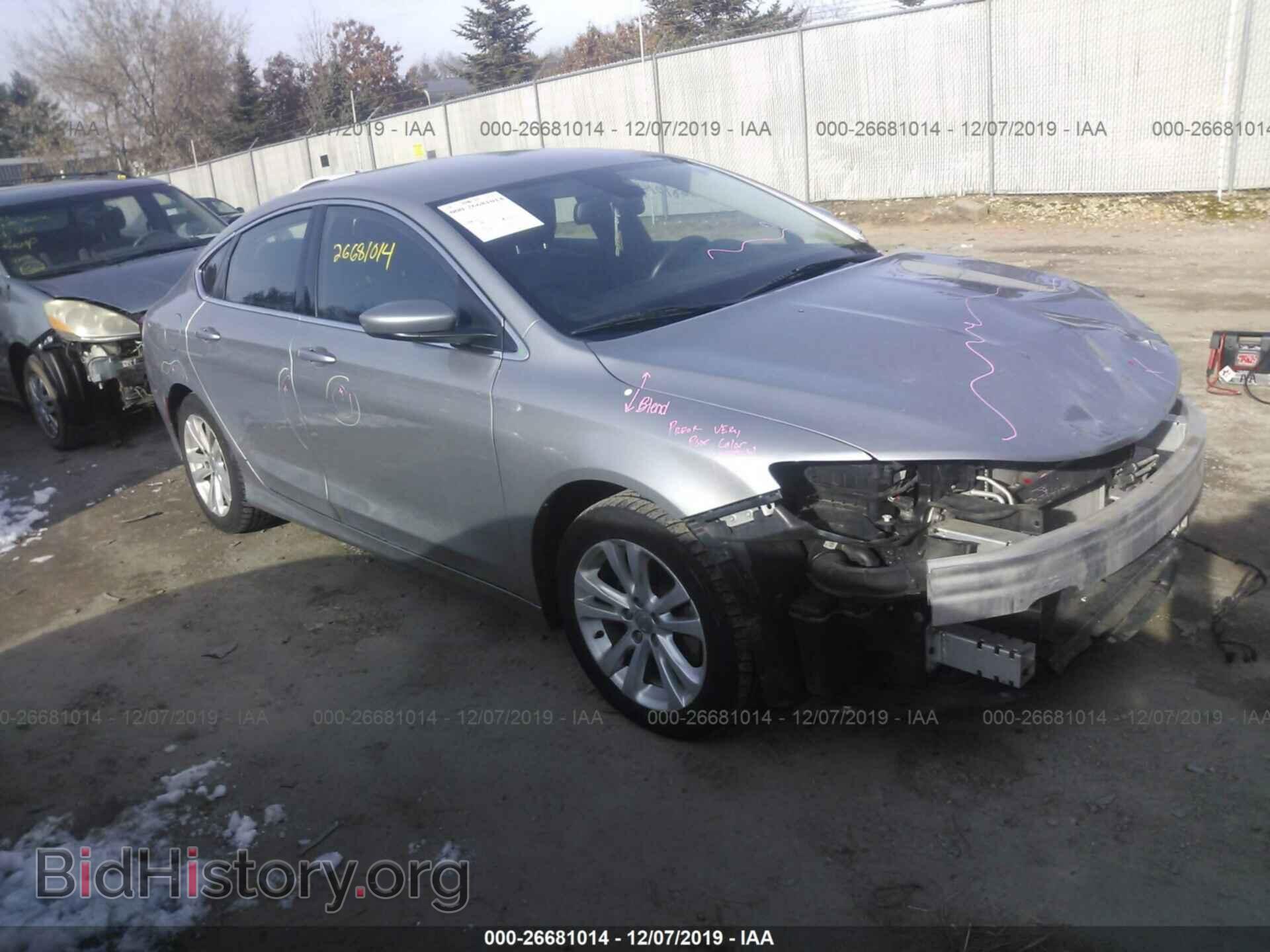 Фотография 1C3CCCAB3FN695208 - Chrysler 200 2015