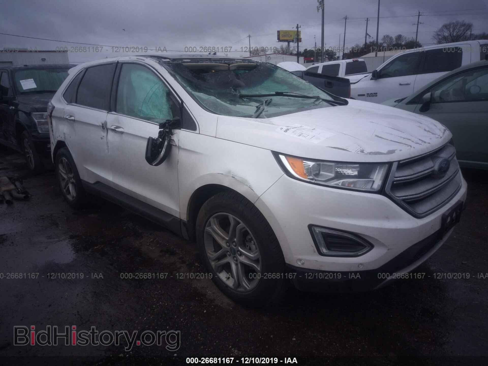 Фотография 2FMPK3K93FBB08752 - FORD EDGE 2015