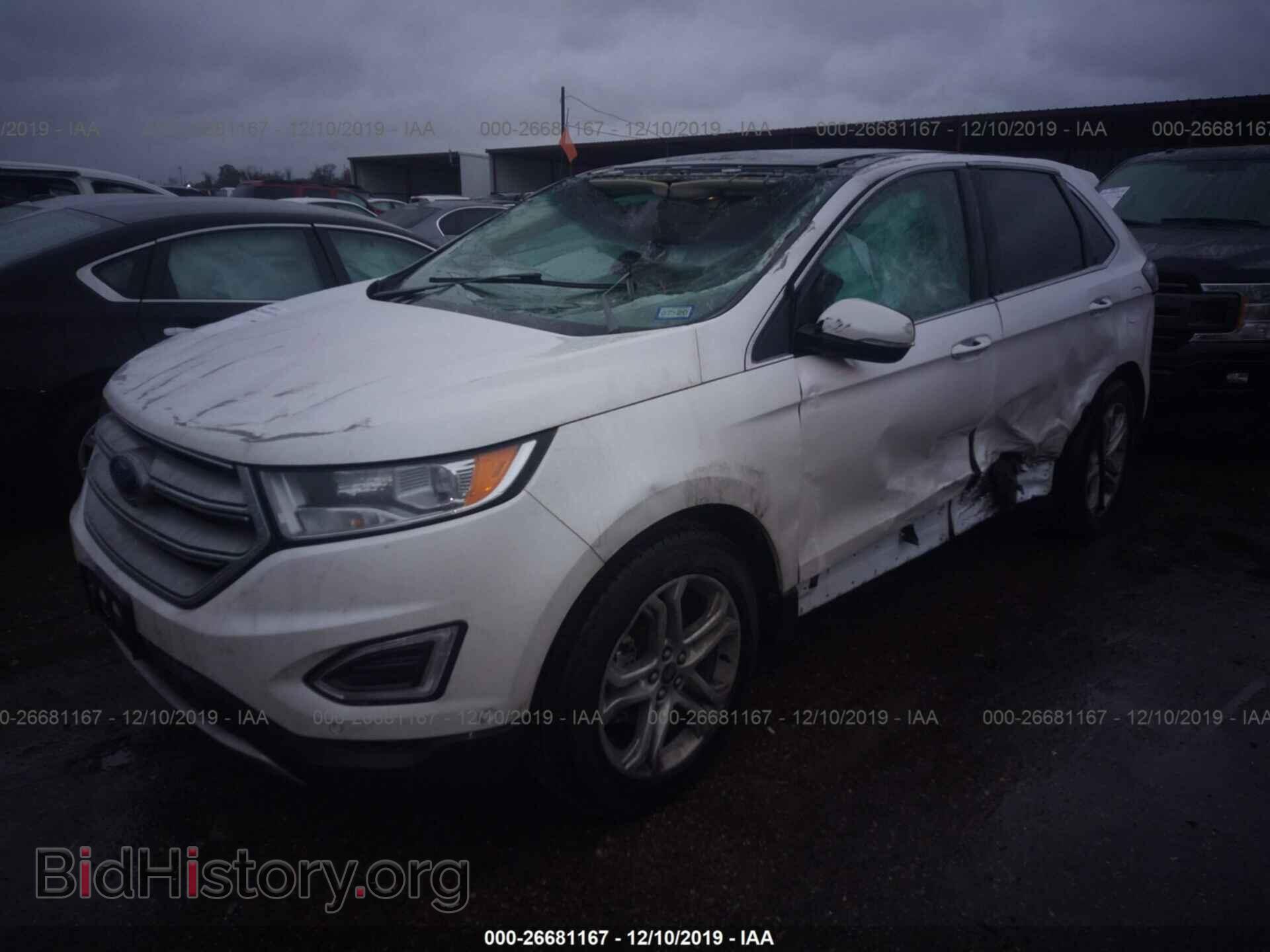 2015 FORD EDGE - VIN: 2FMPK3K93FBB08752 - Фото 2
