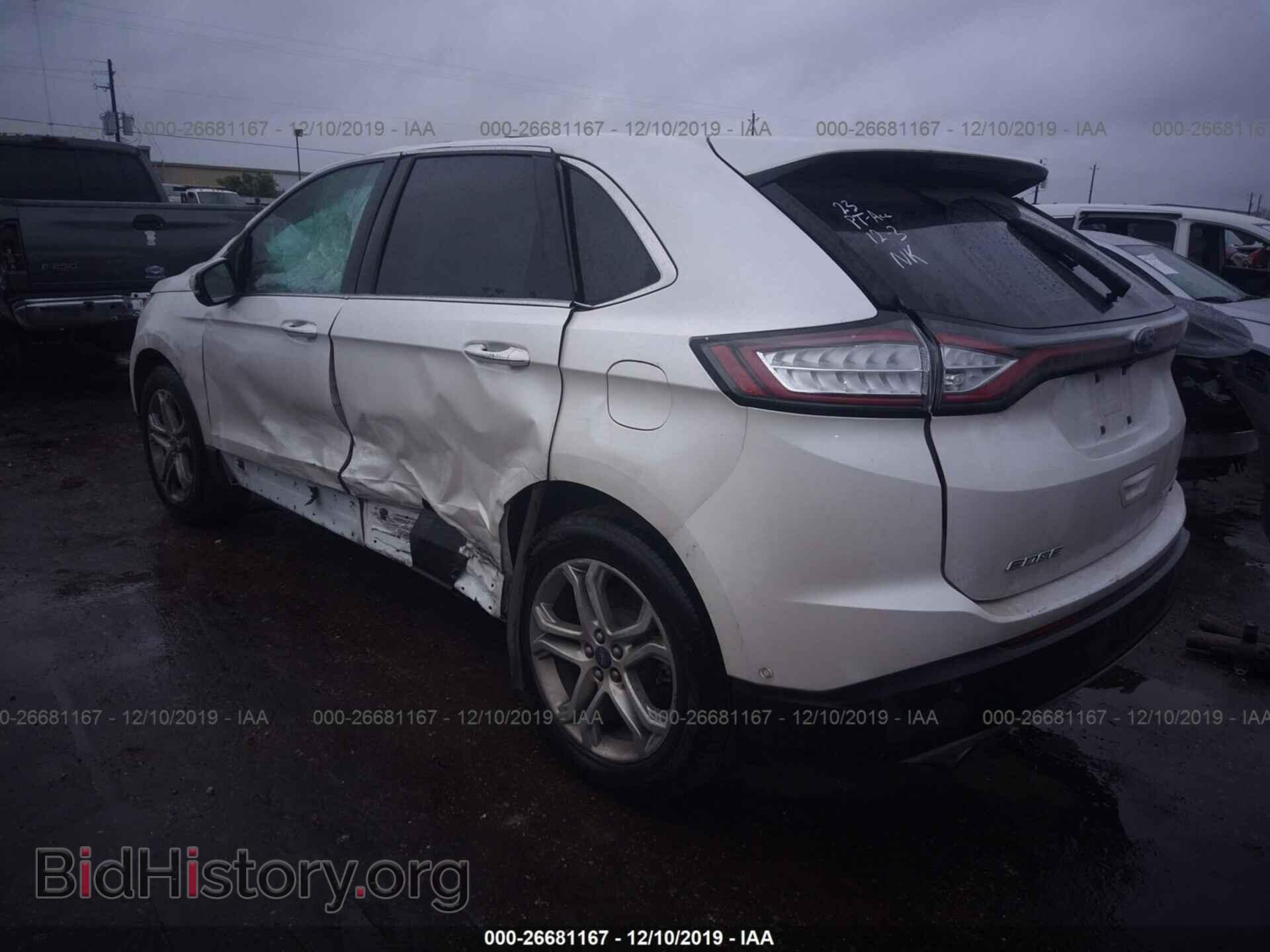 2015 FORD EDGE - VIN: 2FMPK3K93FBB08752 - Фото 3