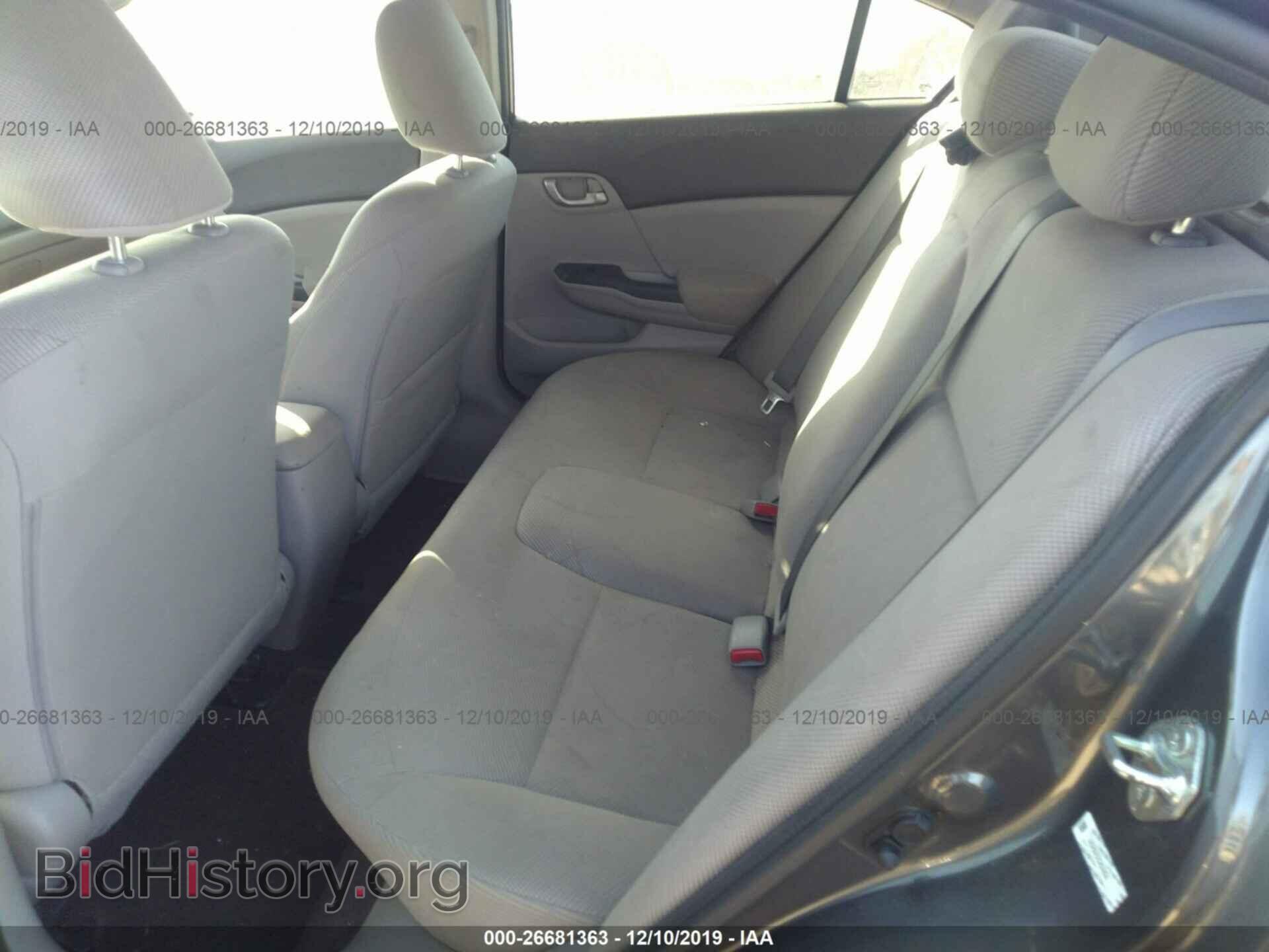2012 Honda Civic - VIN: 2HGFB2F52CH608638 - Фото 8
