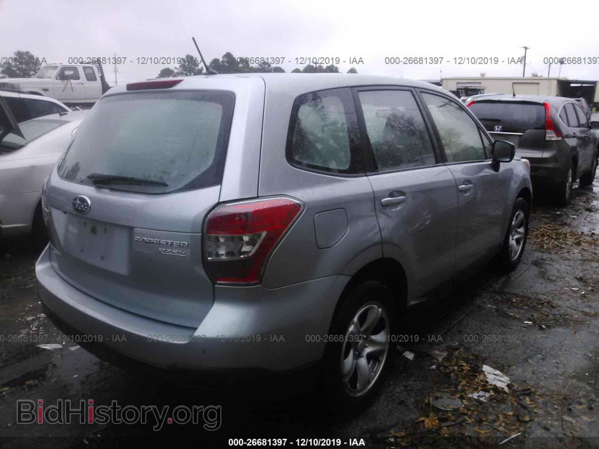 2015 SUBARU FORESTER - VIN: JF2SJAAC1FH464172 - Фото 4