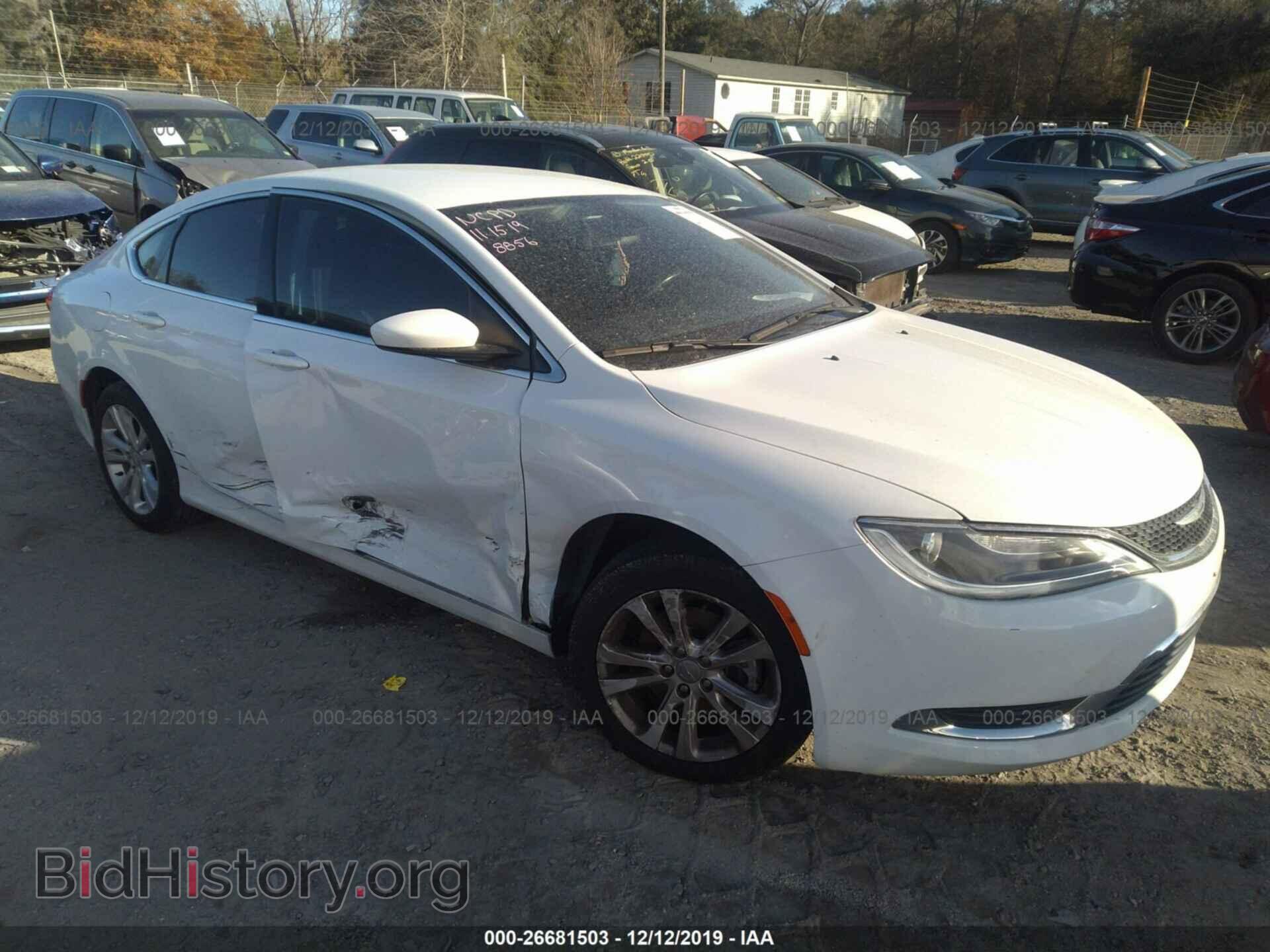 Фотография 1C3CCCAB3FN758856 - CHRYSLER 200 2015
