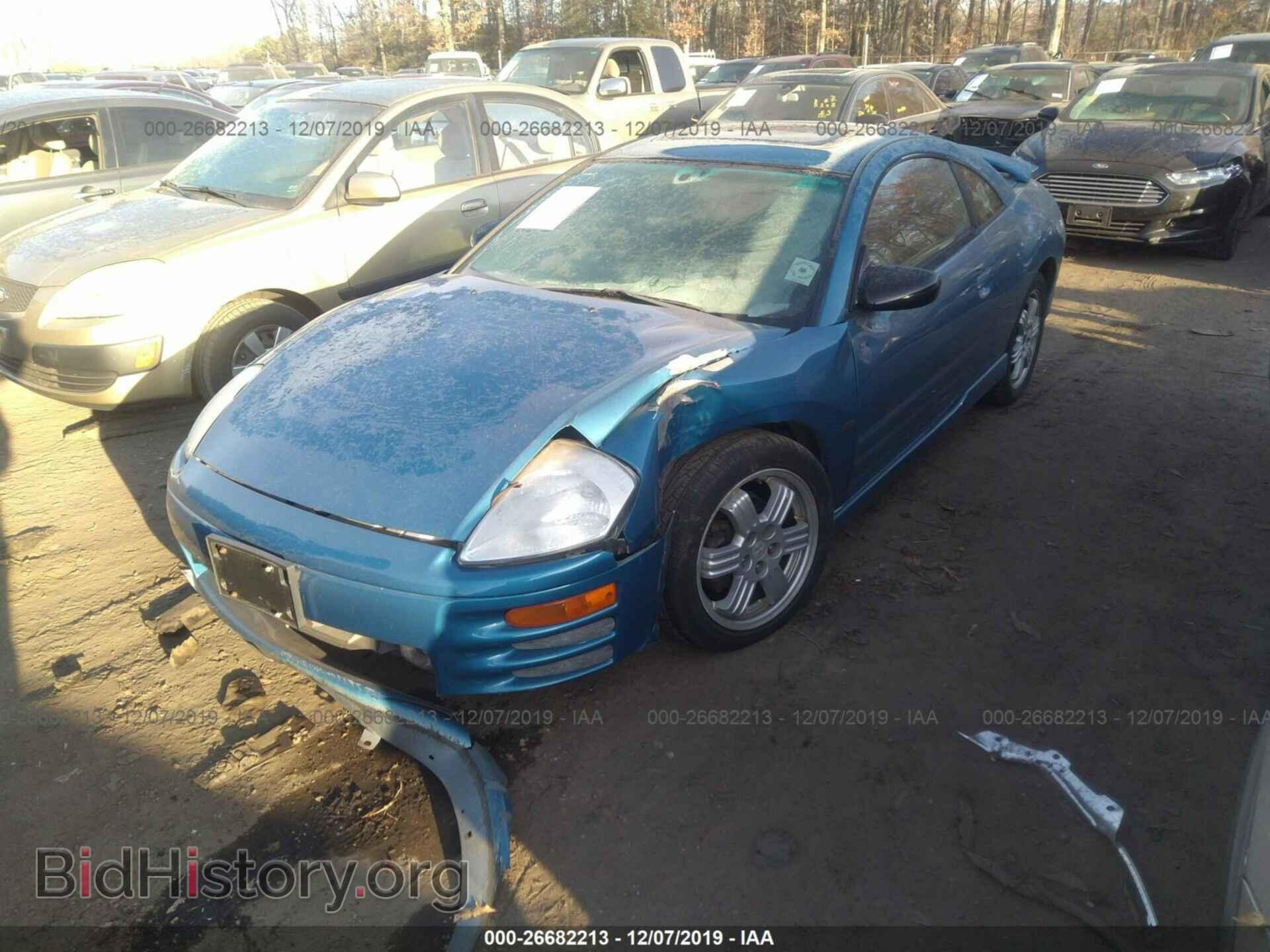 2000 Mitsubishi Eclipse - VIN: 4A3AC54L1YE079140 - Фото 2
