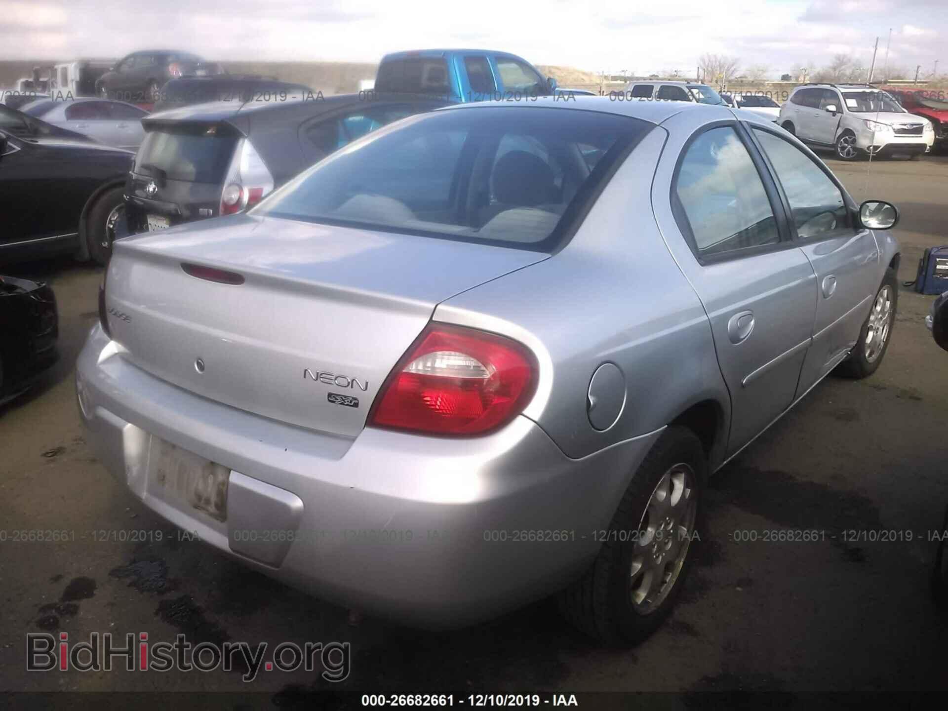 2005 DODGE NEON - VIN: 1B3ES56C05D152599 - Фото 4