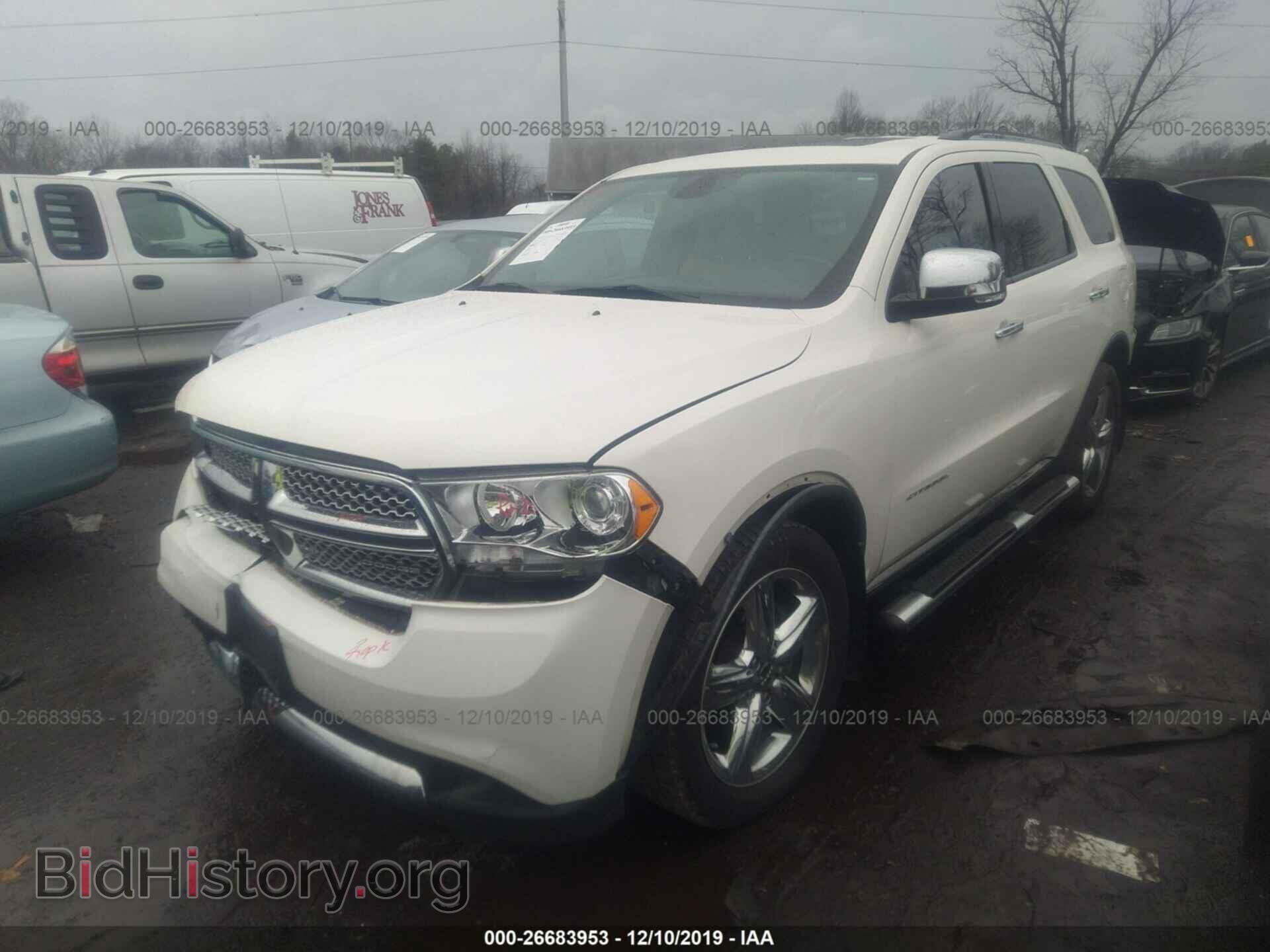 2012 Dodge Durango - VIN: 1C4SDJET6CC100712 - Фото 2