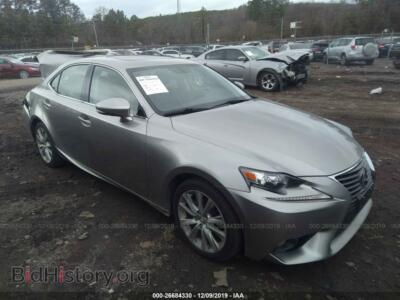 2014 Lexus IS 250, серебристый — VIN JTHCF1D22E5000751, IAAI