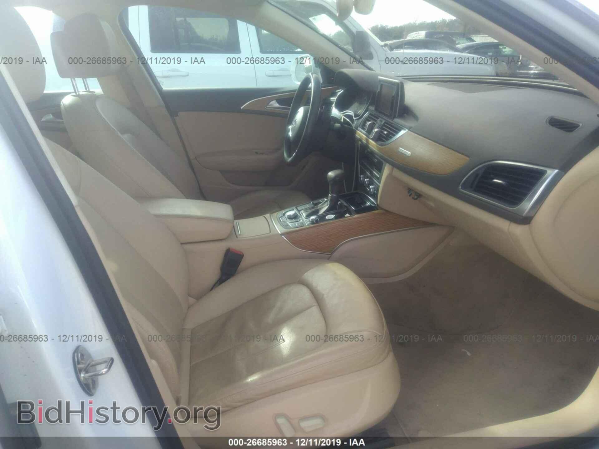 2012 AUDI A6 - VIN: WAUFGAFCXCN083213 - Фото 5