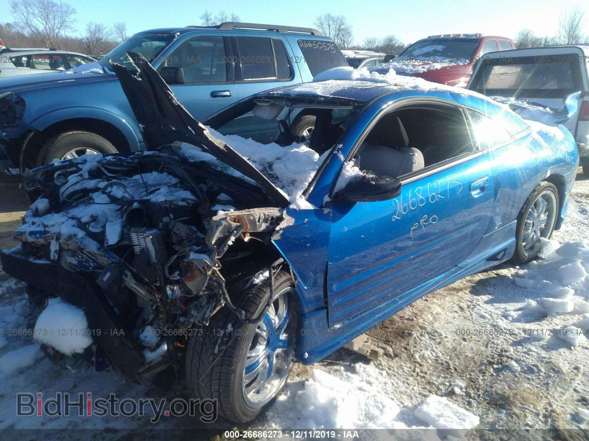 2004 MITSUBISHI ECLIPSE - VIN: 4A3AC84H94E050783 - Фото 2