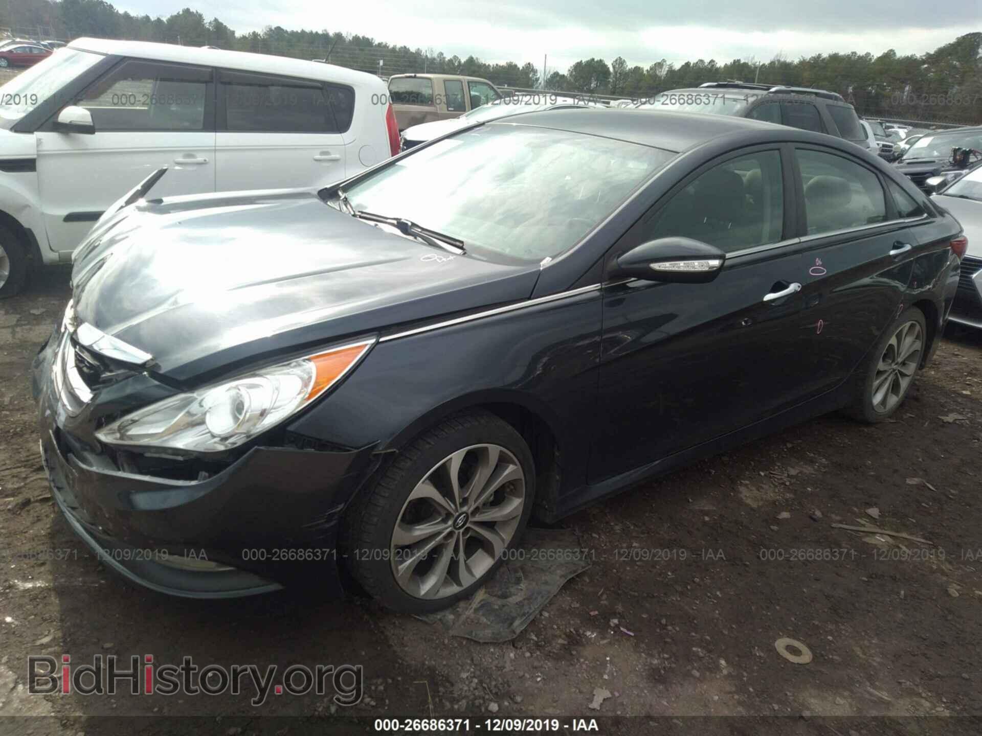 2014 HYUNDAI SONATA - VIN: 5NPEC4AC4EH886167 - Фото 2