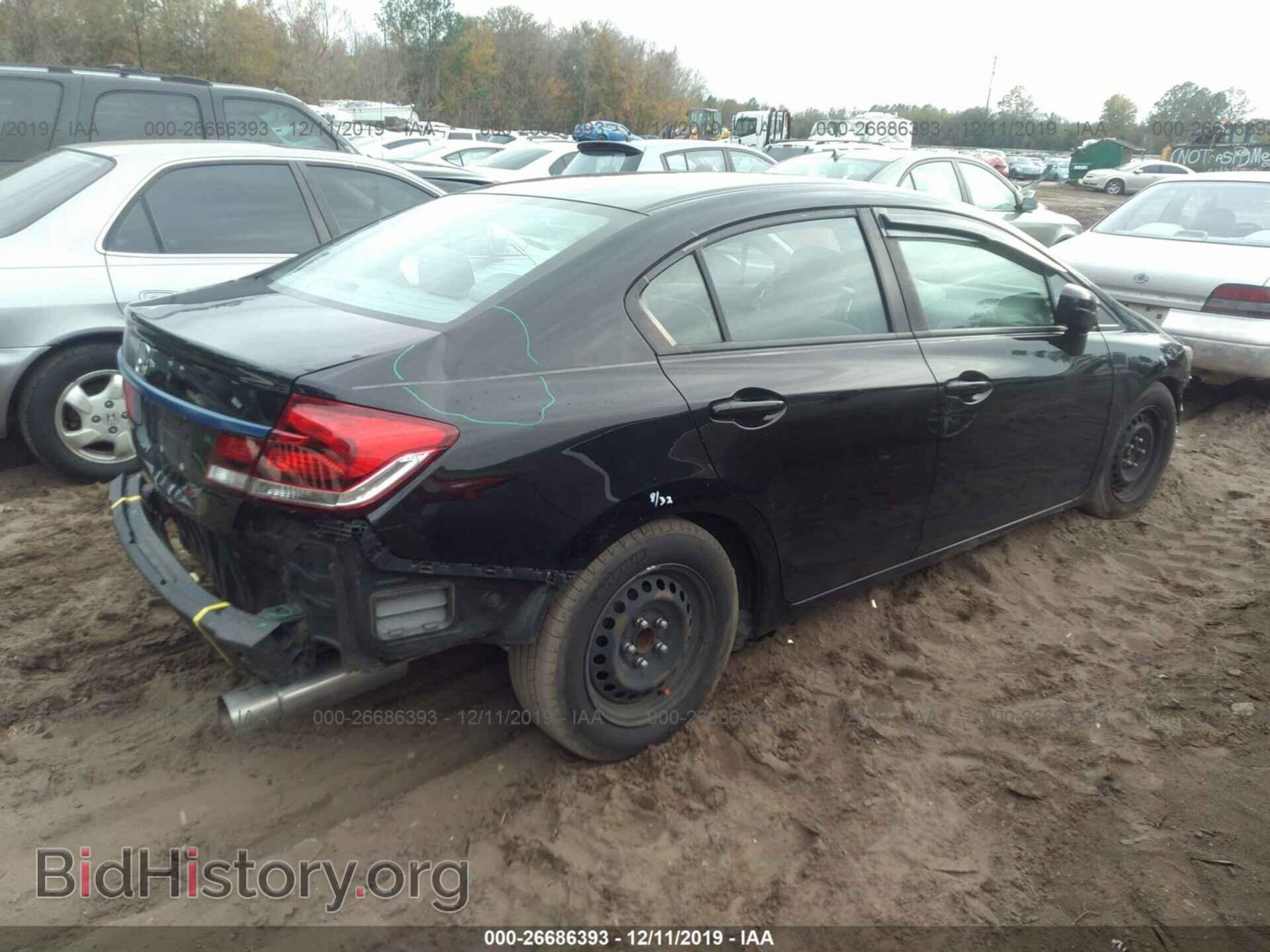2014 HONDA CIVIC - VIN: 19XFB2F5XEE016174 - Фото 4