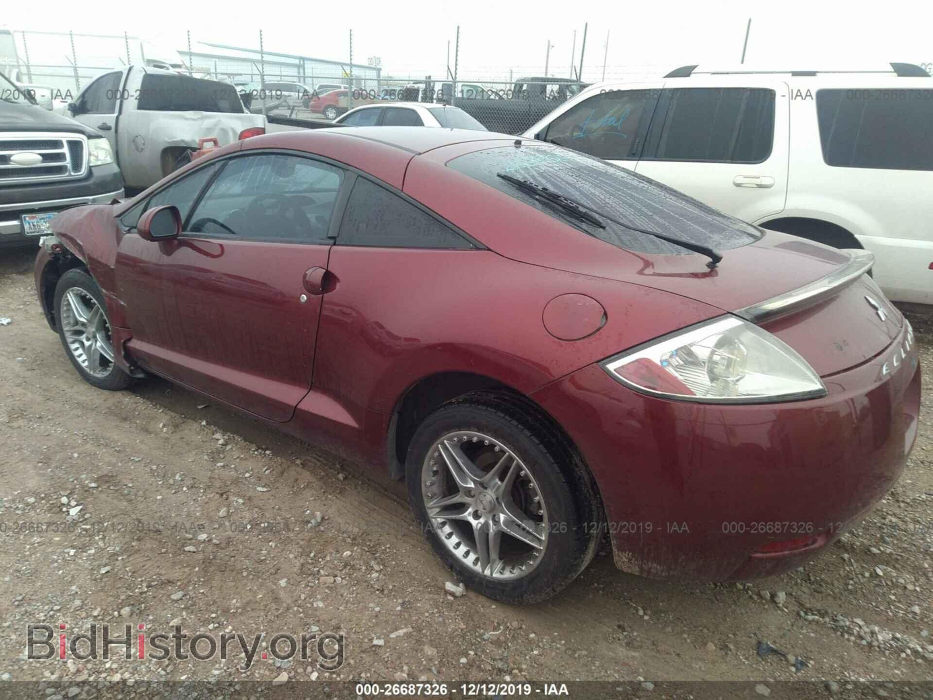 2007 MITSUBISHI ECLIPSE - VIN: 4A3AK24F67E002001 - Фото 3