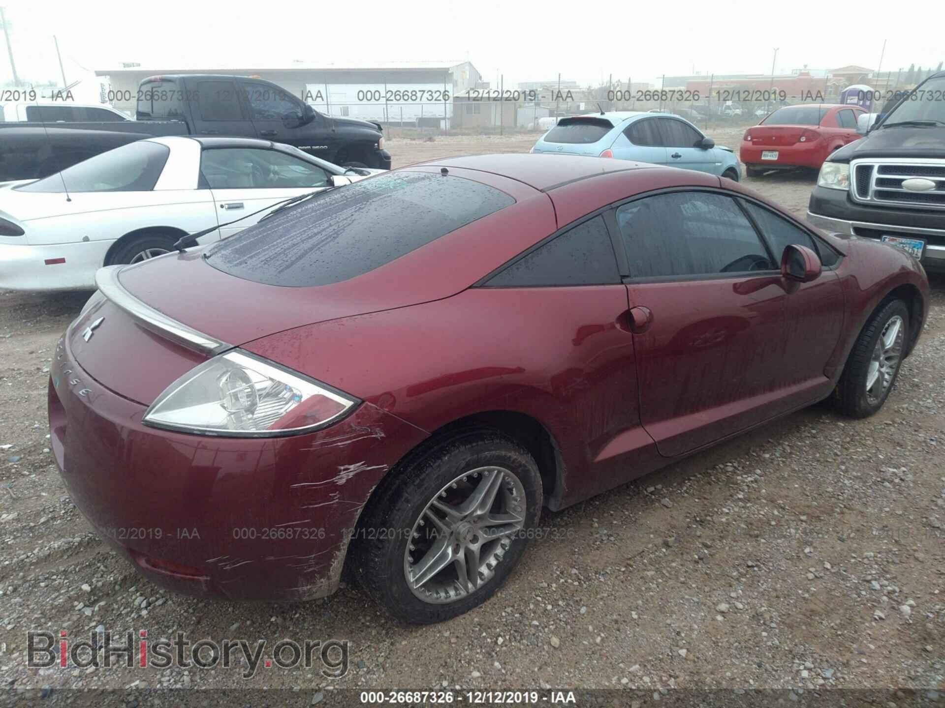 2007 MITSUBISHI ECLIPSE - VIN: 4A3AK24F67E002001 - Фото 4