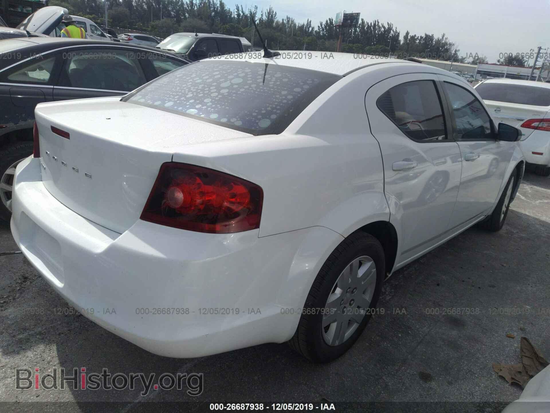 2012 DODGE AVENGER - VIN: 1C3CDZAB4CN216371 - Фото 4