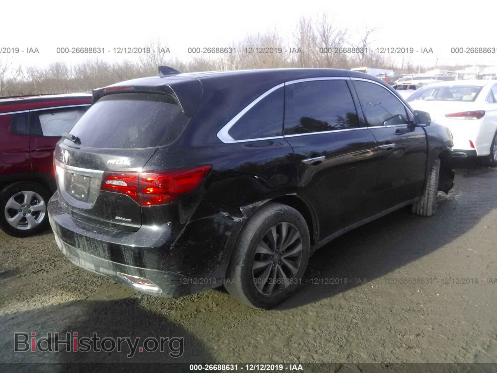 2016 ACURA MDX - VIN: 5FRYD4H47GB044481 - Фото 4