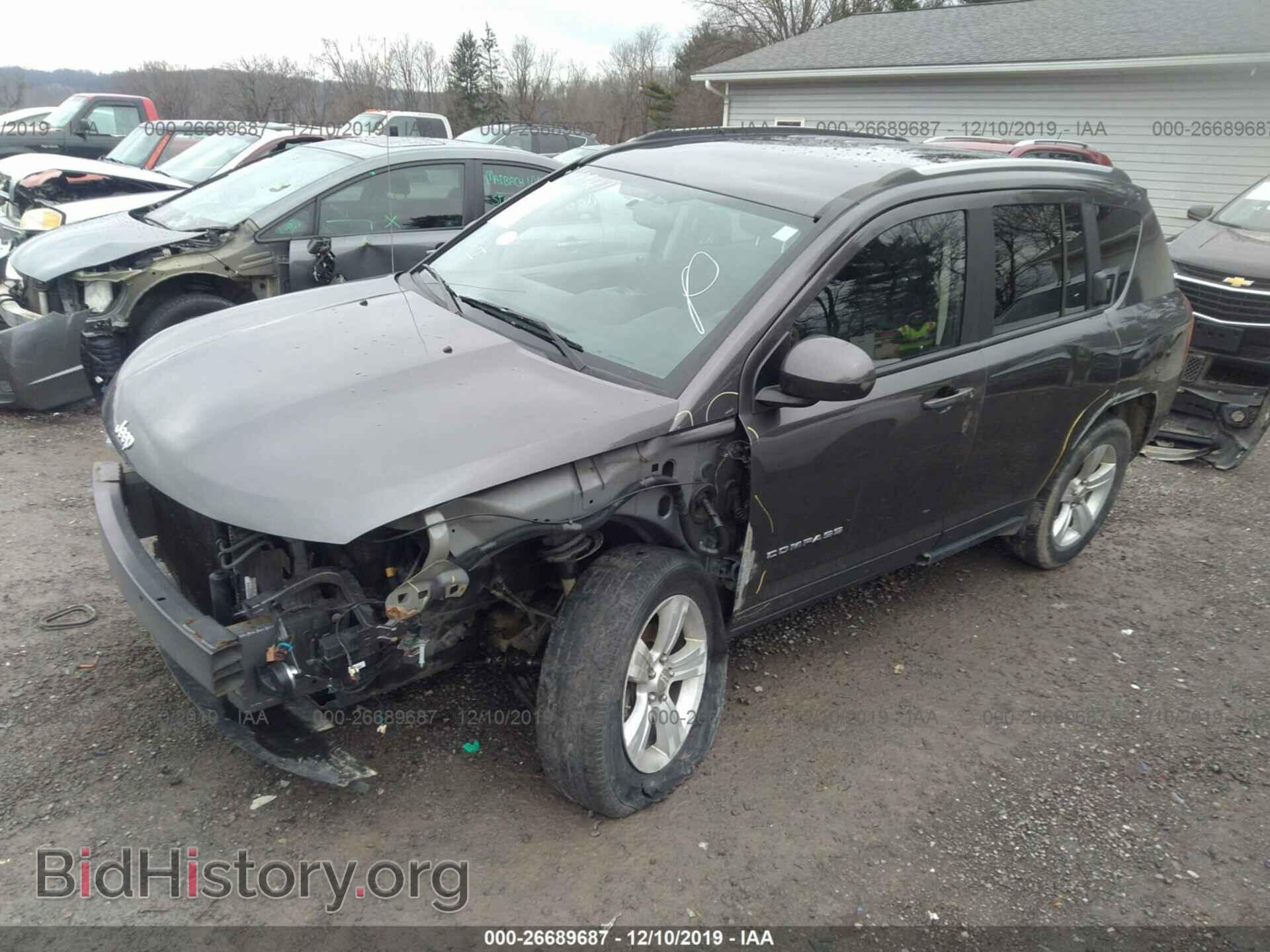 2017 JEEP COMPASS - VIN: 1C4NJDEB3HD167557 - Фото 2