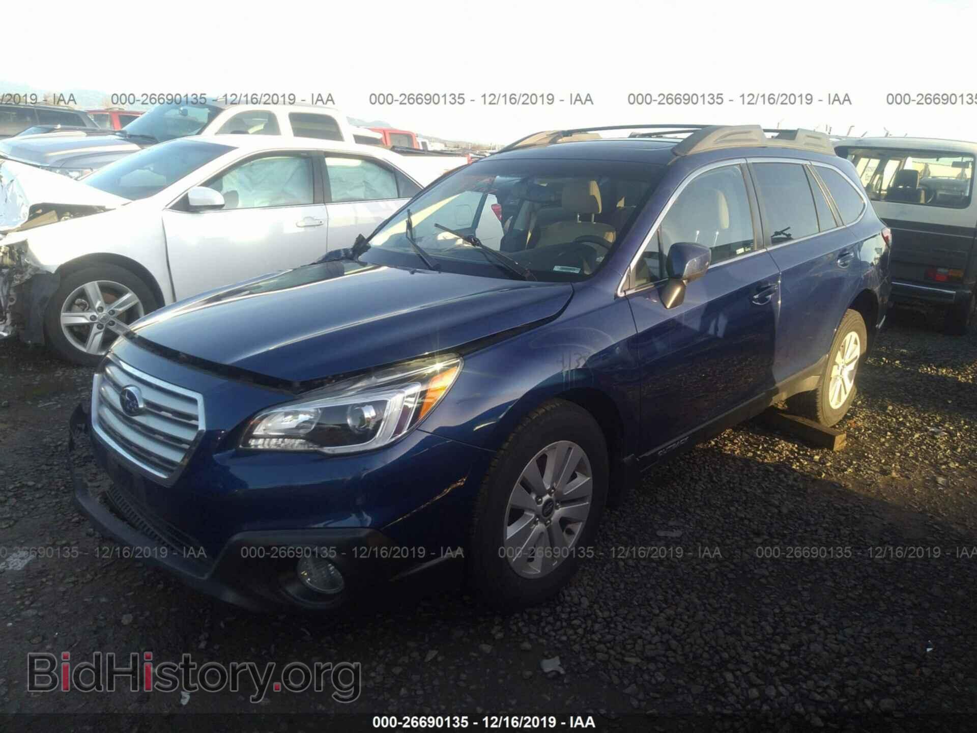 2017 SUBARU OUTBACK - VIN: 4S4BSADC1H3204986 - Фото 2