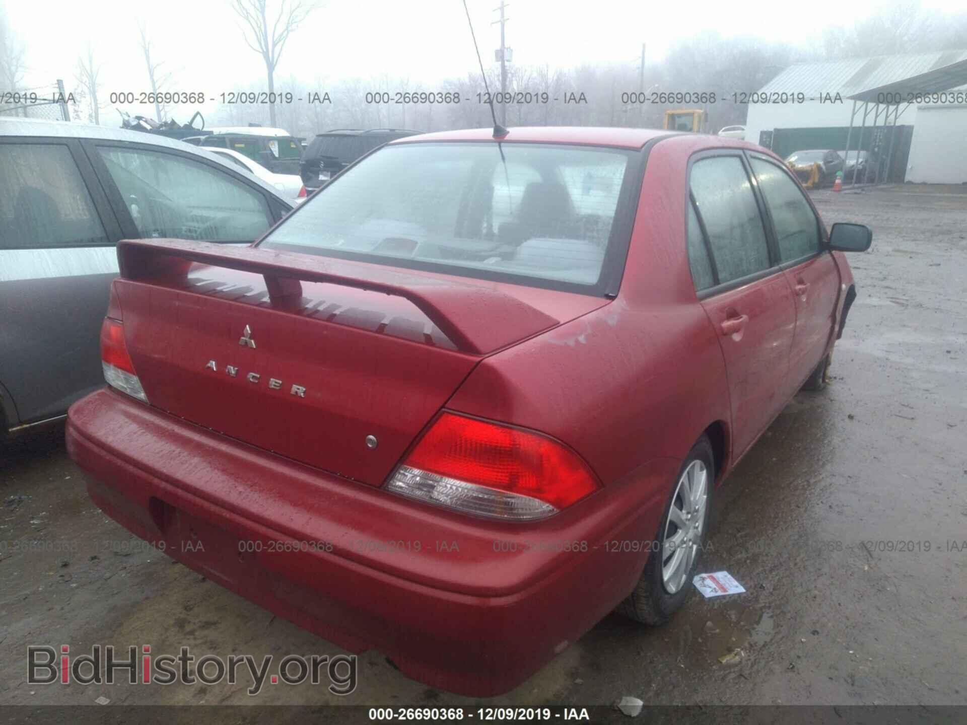 2002 MITSUBISHI LANCER - VIN: JA3AJ26E32U018373 - Фото 4