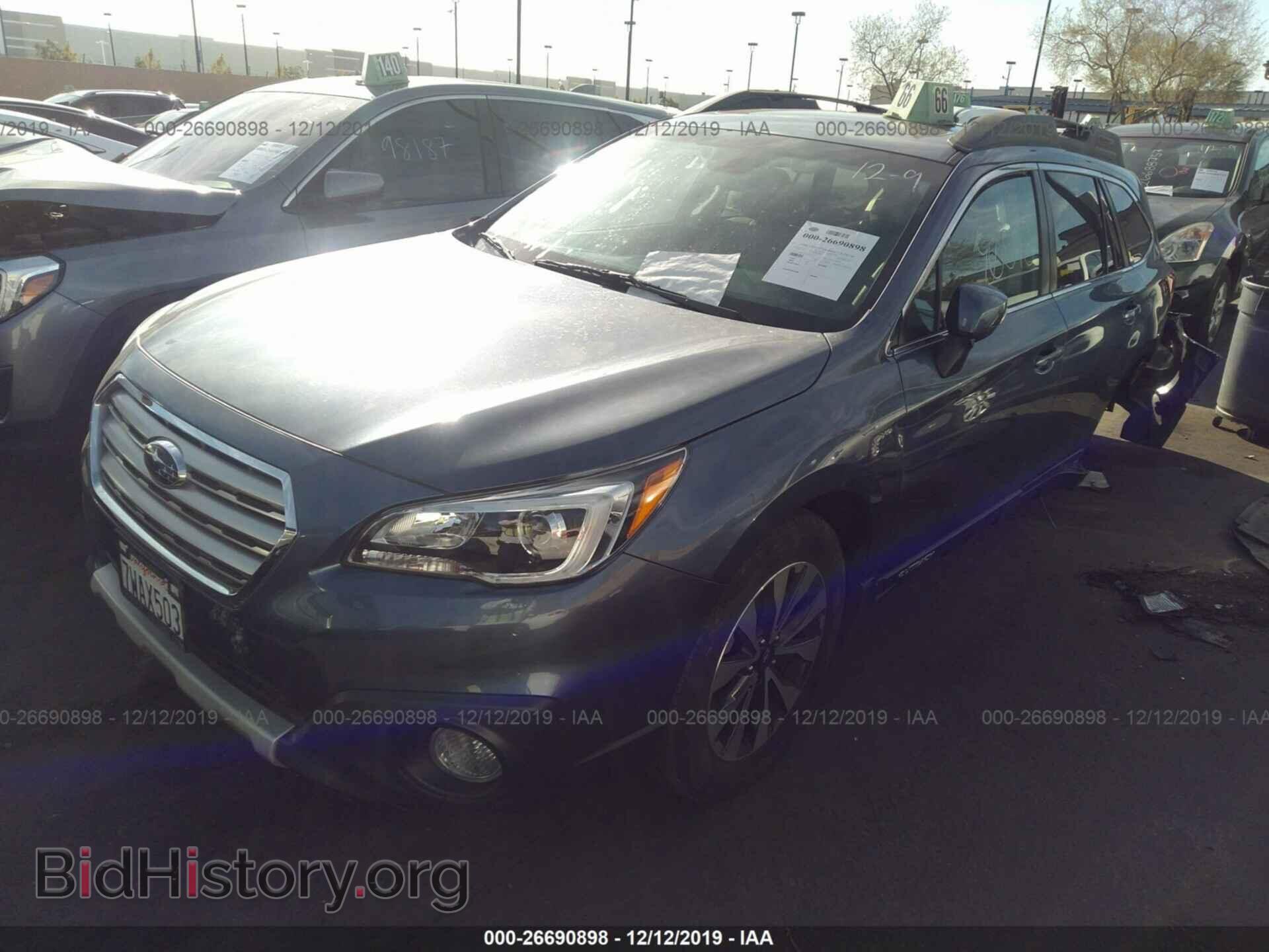 2017 SUBARU OUTBACK - VIN: 4S4BSANC1H3257167 - Фото 2
