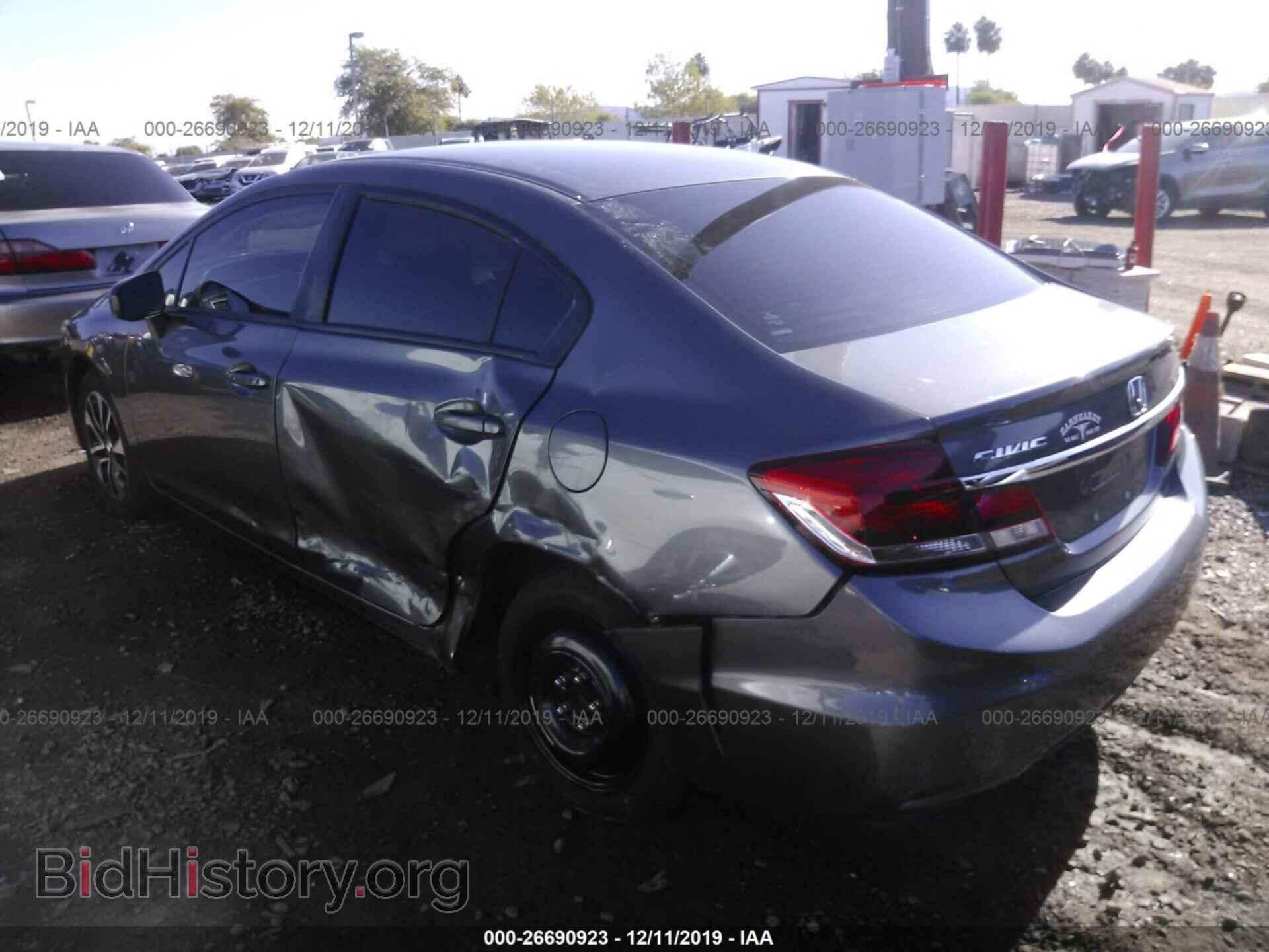2014 HONDA CIVIC - VIN: 19XFB2F85EE086045 - Фото 3