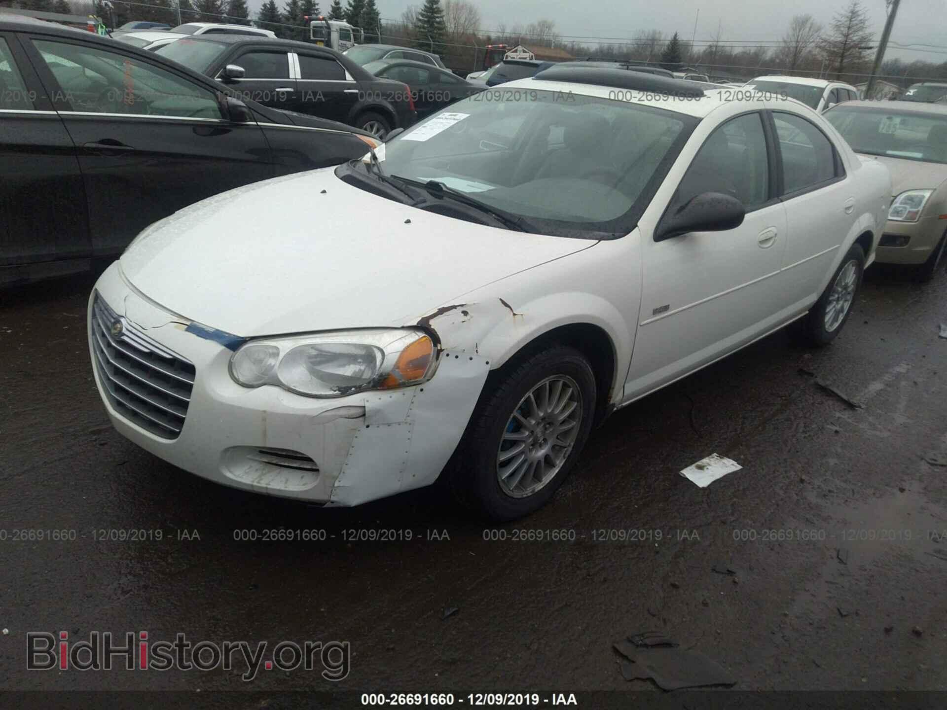 2005 CHRYSLER SEBRING - VIN: 1C3EL46X55N563648 - Фото 2