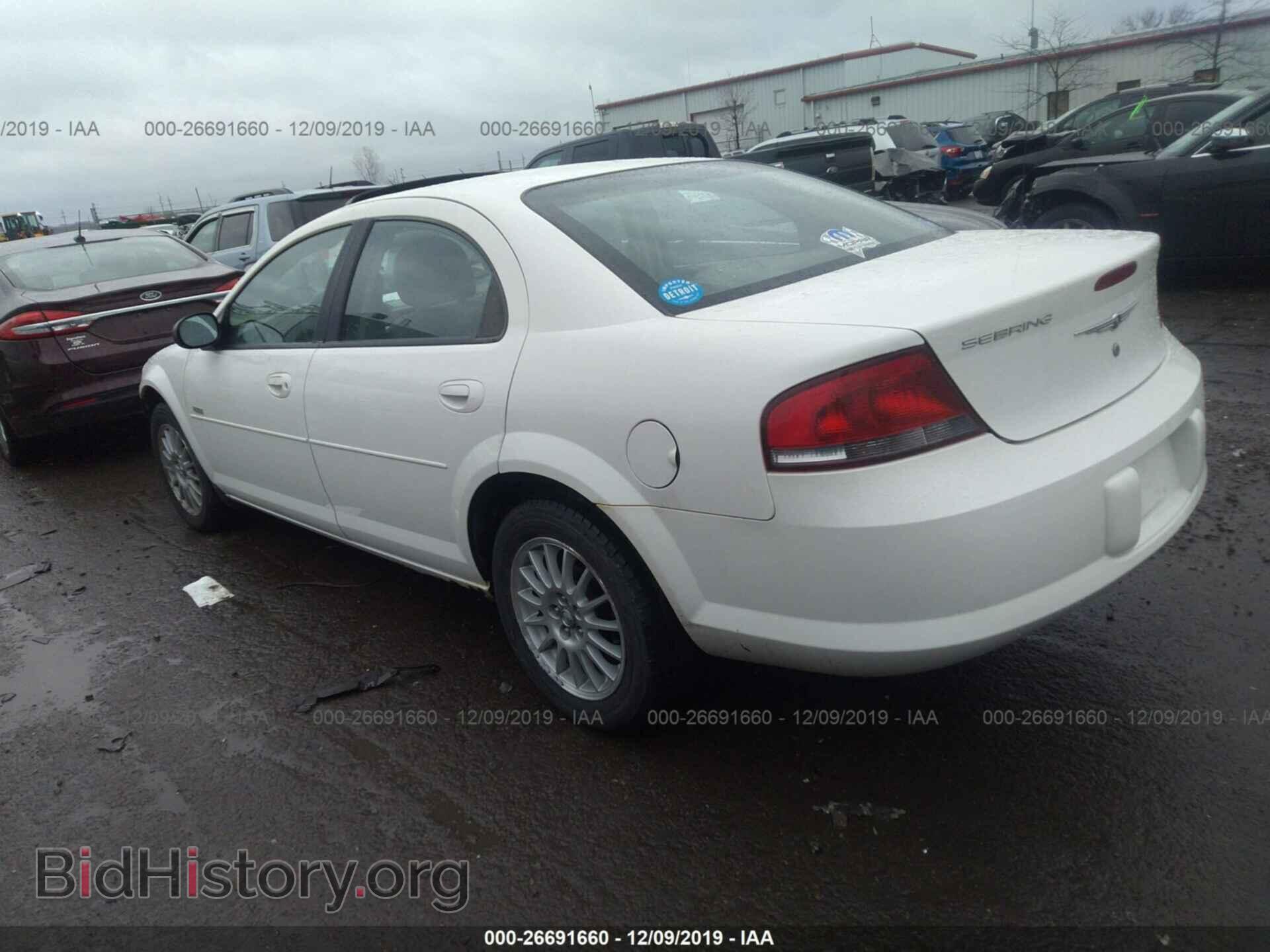 2005 CHRYSLER SEBRING - VIN: 1C3EL46X55N563648 - Фото 3