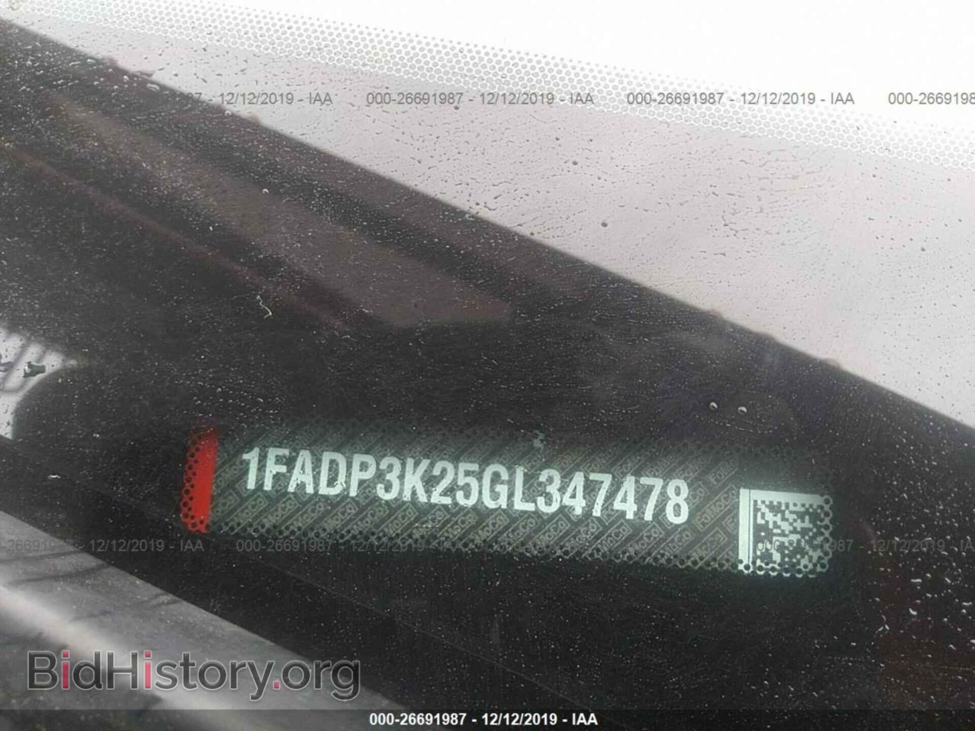2016 FORD FOCUS - VIN: 1FADP3K25GL347478 - Фото 9