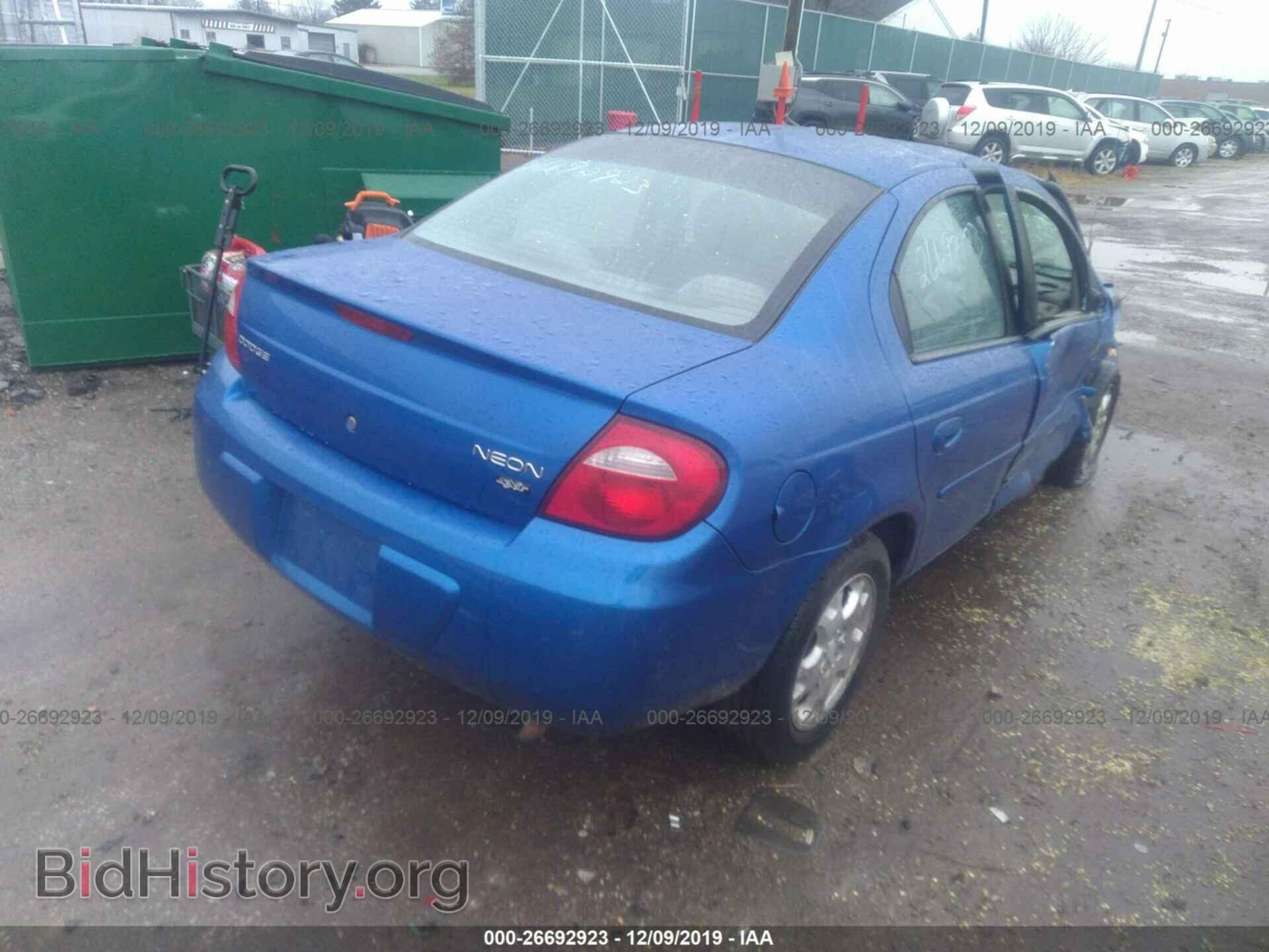 2005 Dodge Neon - VIN: 1B3ES56C55D155255 - Фото 4