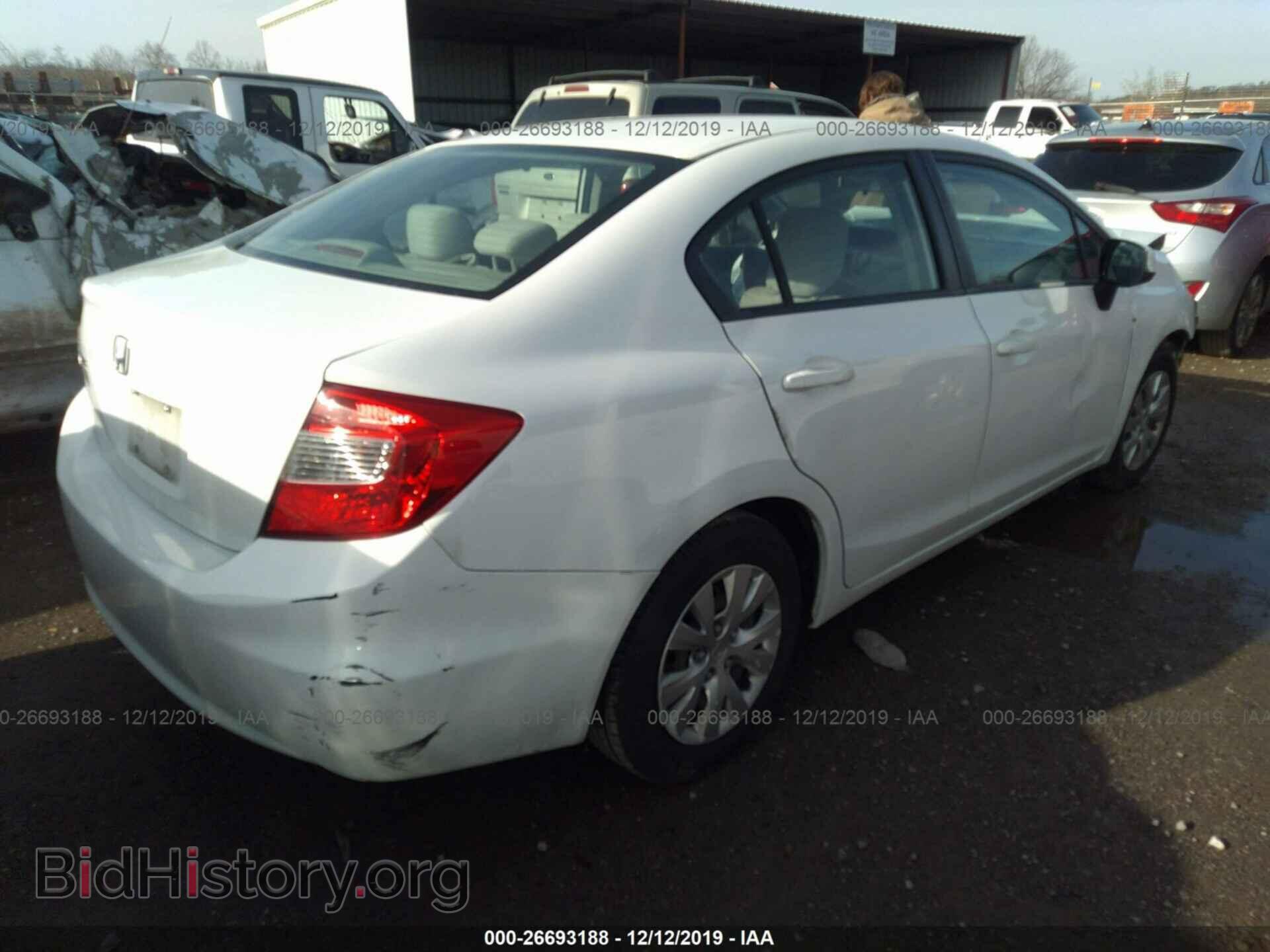 2012 Honda Civic - VIN: 2HGFB2F55CH314909 - Photo 4
