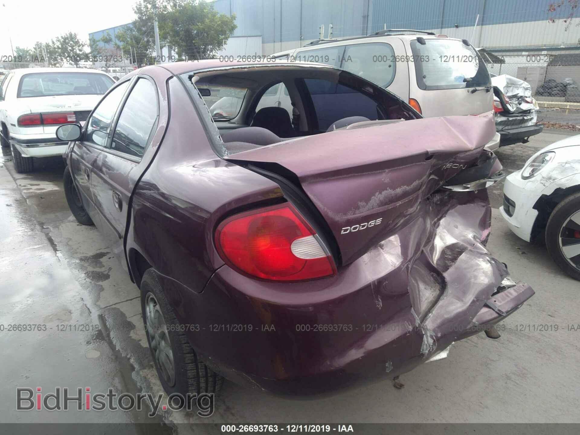 2000 Dodge Neon - VIN: 1B3ES46C9YD504108 - Фото 3