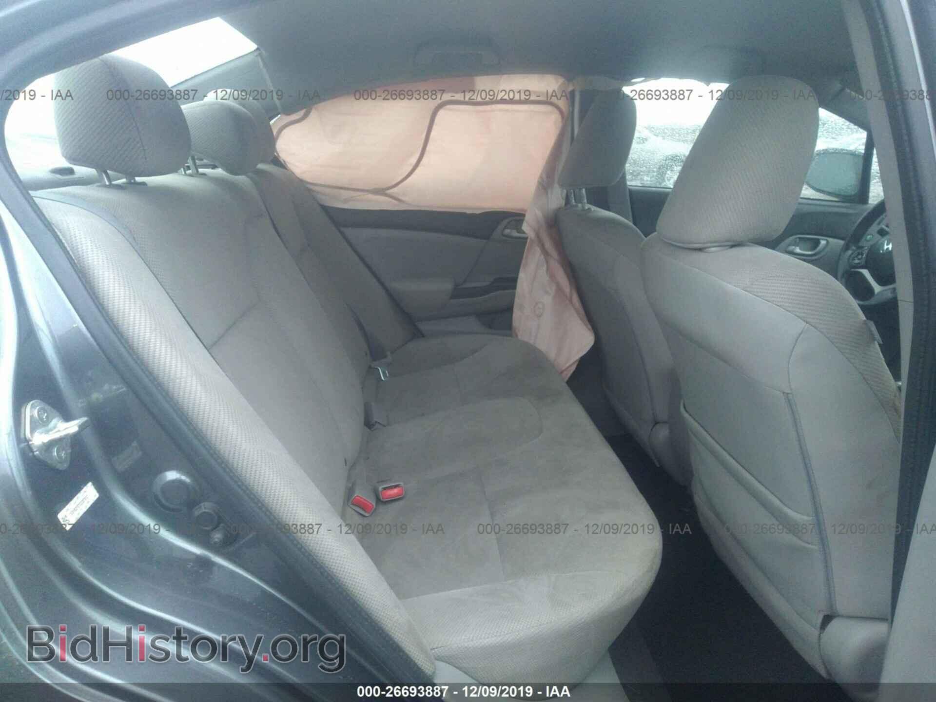 2012 HONDA CIVIC - VIN: 19XFB2F57CE357612 - Фото 8