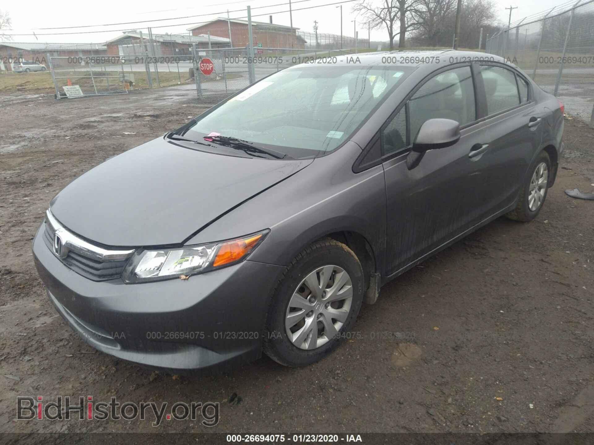 2012 HONDA CIVIC - VIN: 19XFB2F55CE072603 - Photo 2